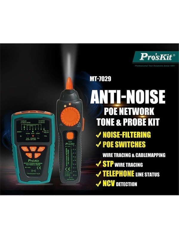 Proskit Mt-7029 Kablo Bulucu & Lan Kablo Test Aleti