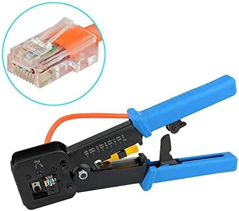 Forline RJ45 / RJ11 / 8P8C / 6P4C Yeni Nesil İkili Pense CAT 6 Sıkma Pensesi (EZ)