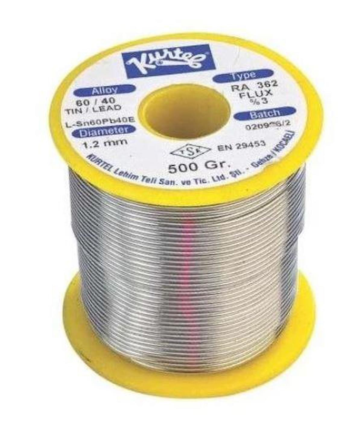 Kurtel 1.2 mm 500gr Pastalı Lehim Teli 60/40