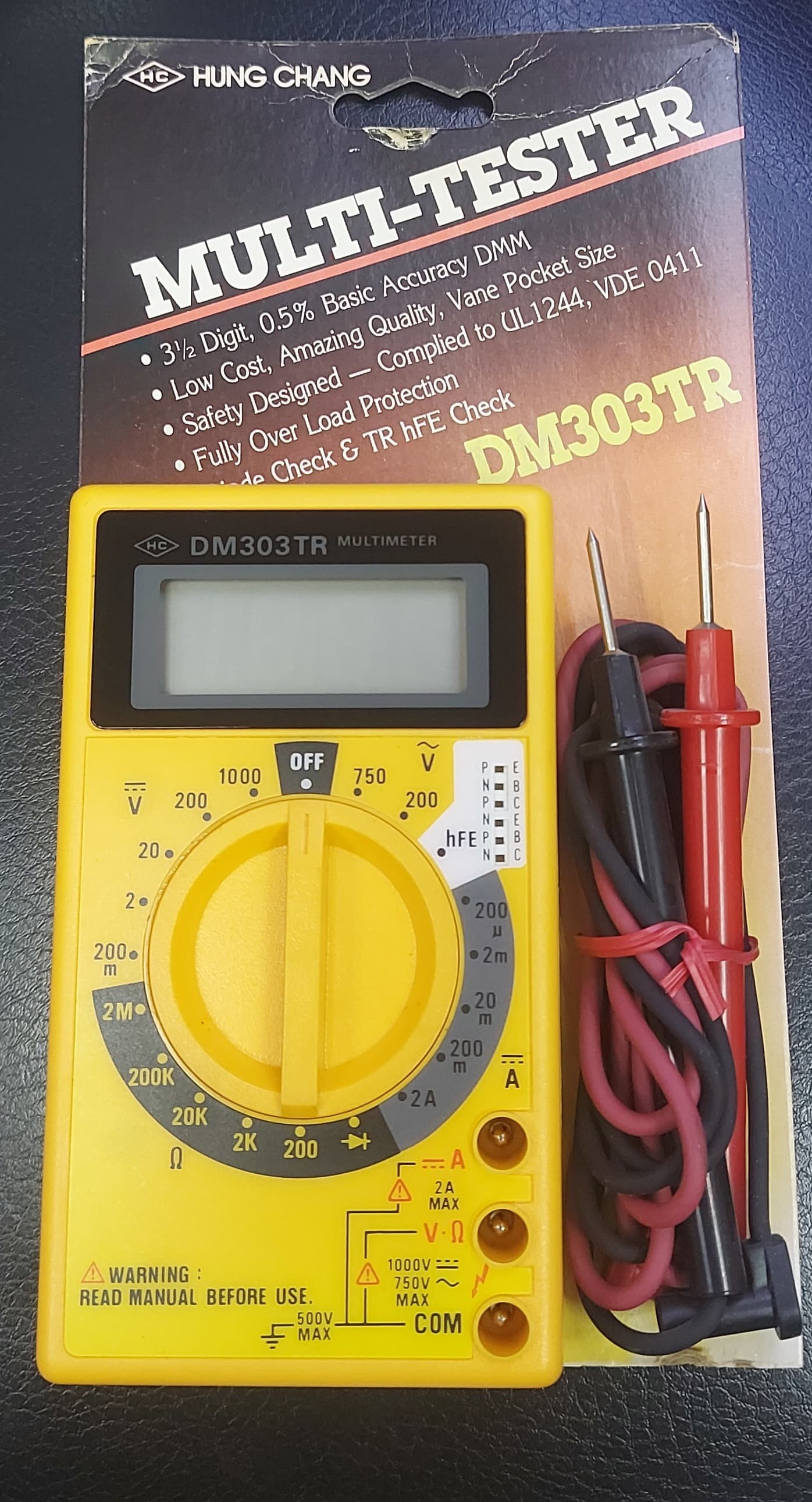 HC ( HUNG CHANG ) DM303TR Multimetre Dijital Ölçü Aleti - Kore Malı Üst Kalite