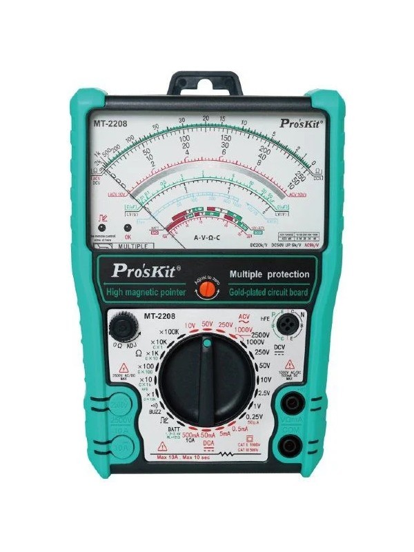 MT-2208 Korumalı Analog Multimetre Ölçü Aleti