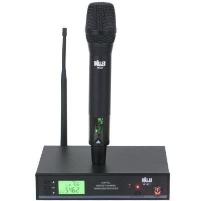 Wöller W-301E Tek El Kablosuz Vokal Mikrofon Seti