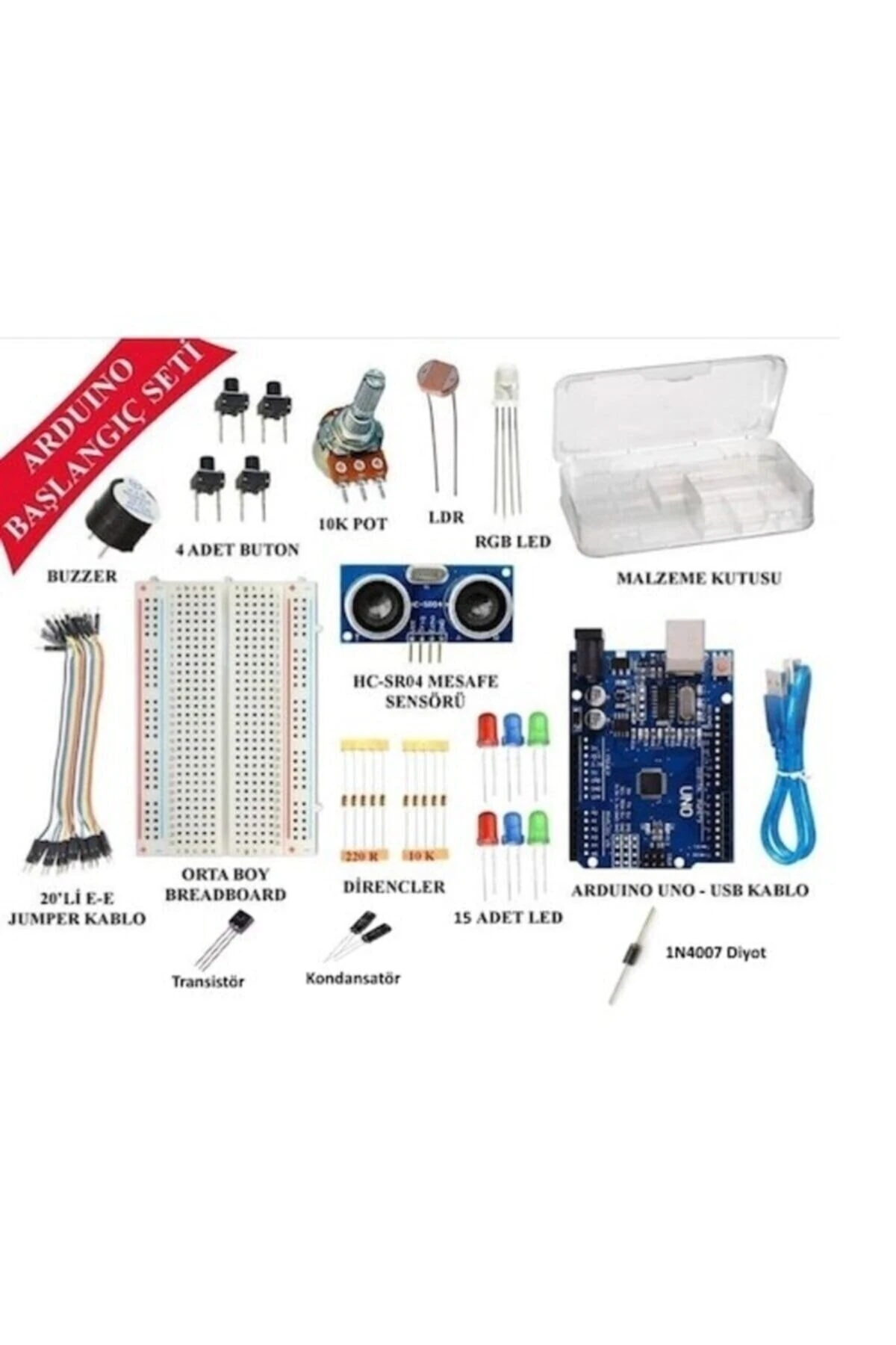 Arduino Ekonomik Başlangıç Seti