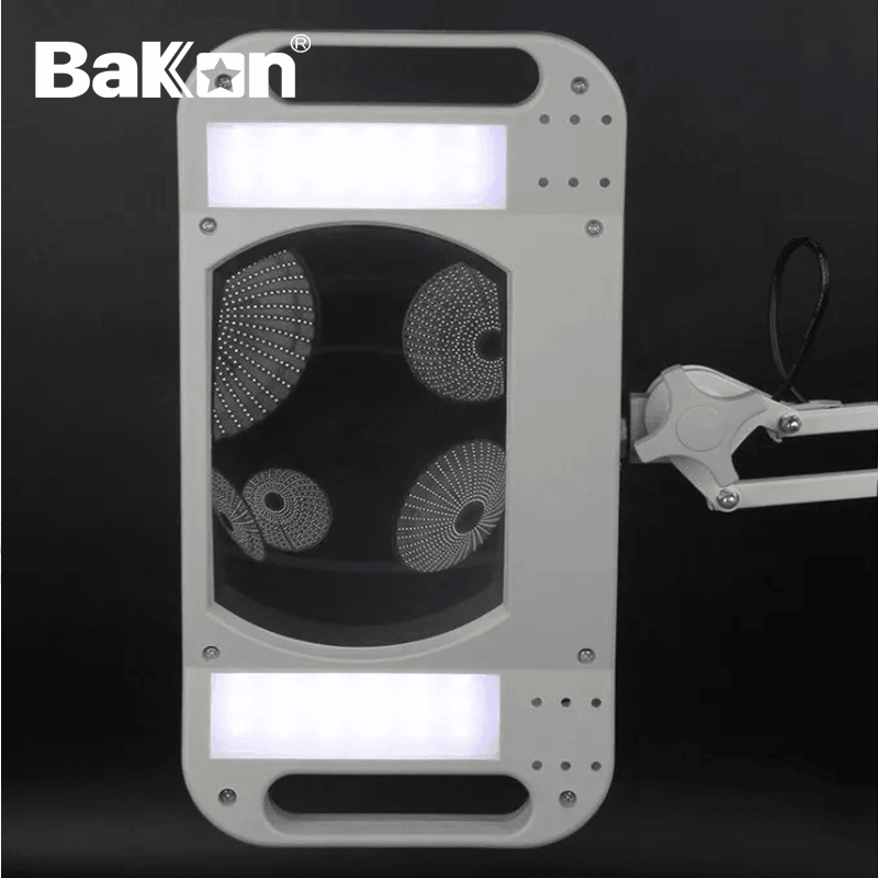 Bakon BK500D-5X Led Akrobat Büyüteç 2x15w 170x113 Mm 5 Diopter Mercek ( Loop )