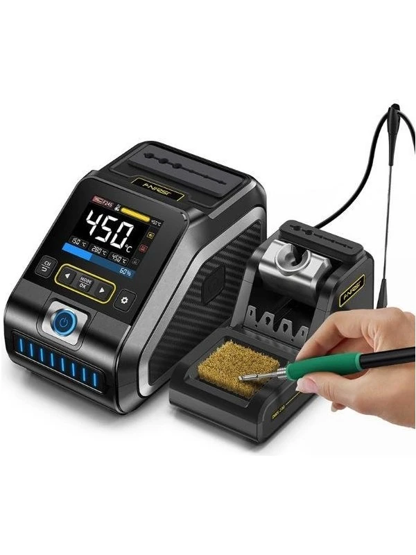 FNIRSI DWS 200-F245 Çok Güçlü Hassas Lehimleme Havya İstasyonu ESD 200W