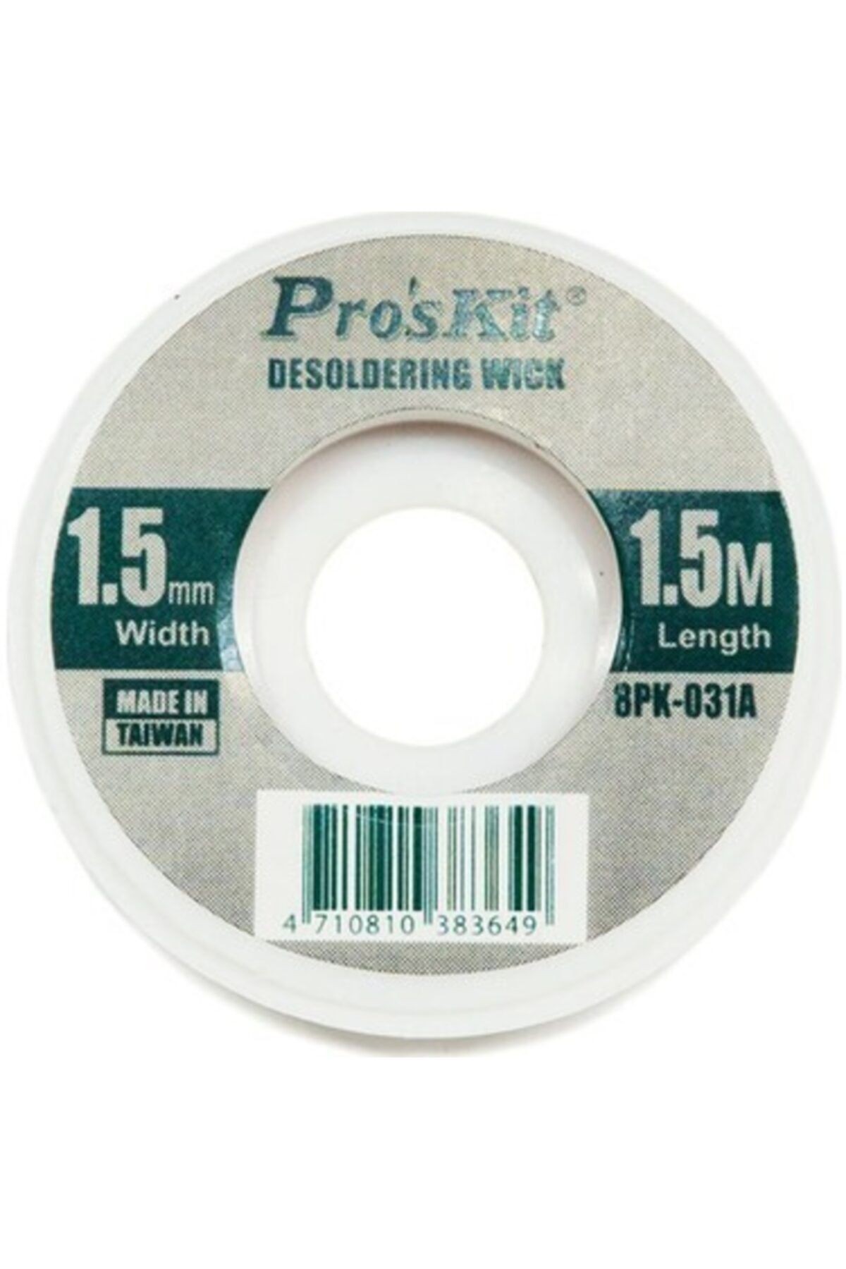 8PK-031A Lehim Temizleme Teli Lehim Sökme Fitili 1.5mm