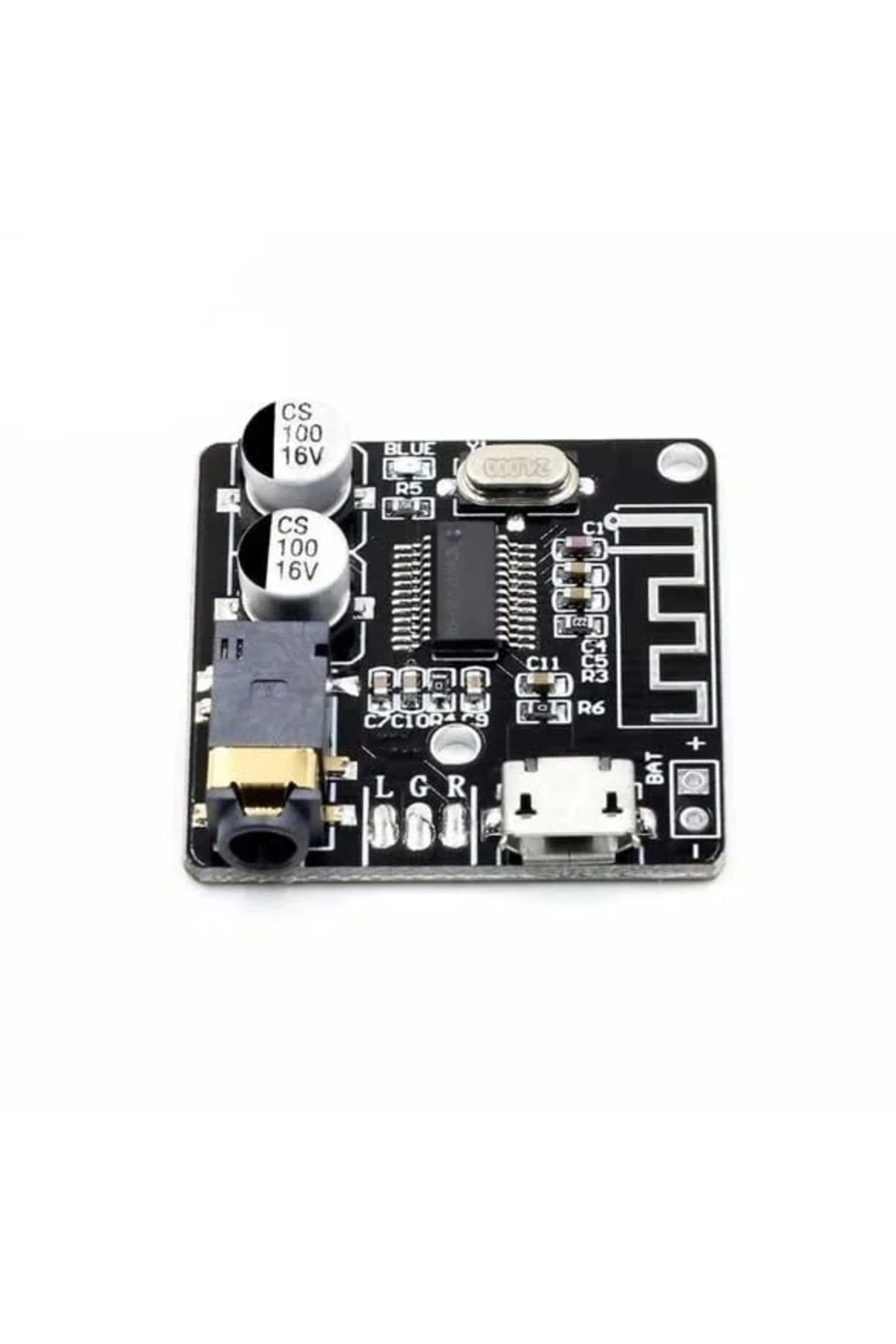 VHM-314 Micro USB Bluetooth Kablosuz Ses MP3 Modül Amfi Müzik Çalma Kartı DC 5V Lityum Pil