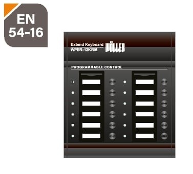 Wöller WPER-12KRM EN54 Acil Anons Mikrofon Ünitesi Extender