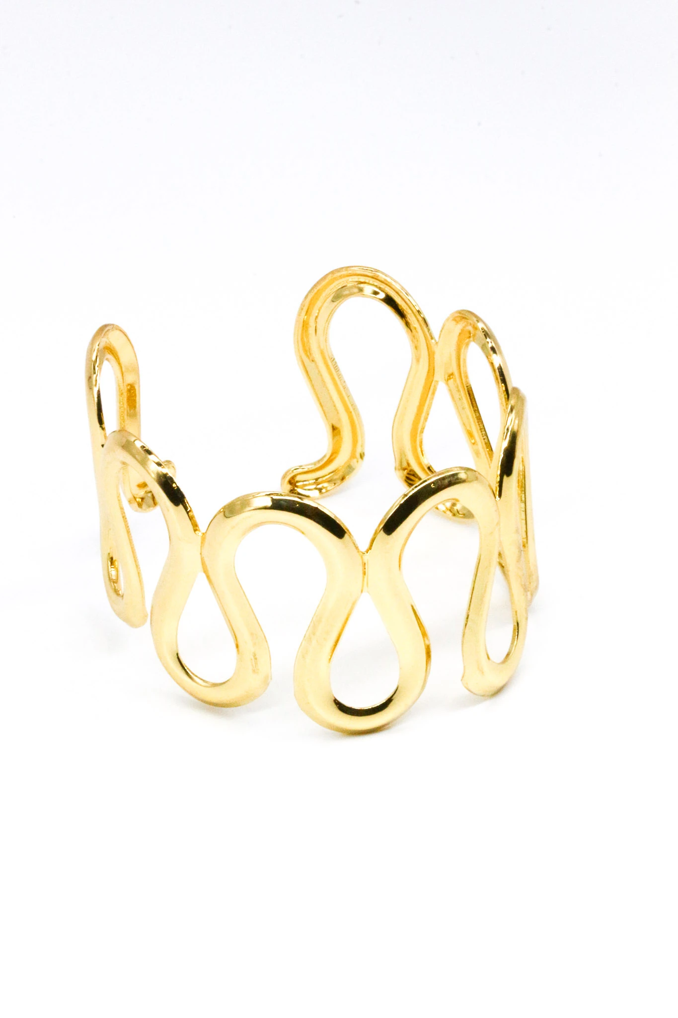 Kelepçe Bileklik,Kıvrımlı Yılan Modeli