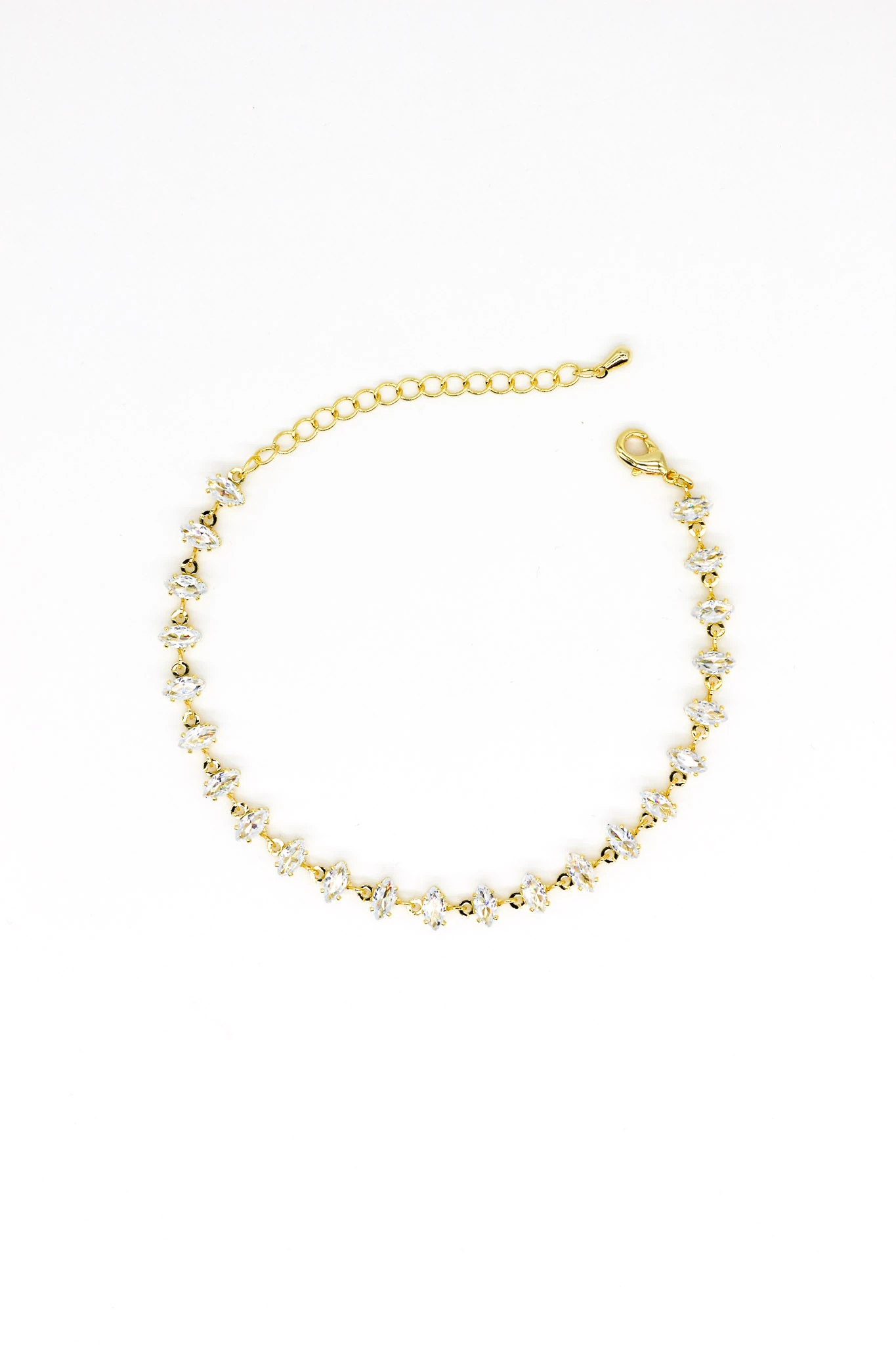 Zirkon Mekik Taşlı Suyolu Bileklik