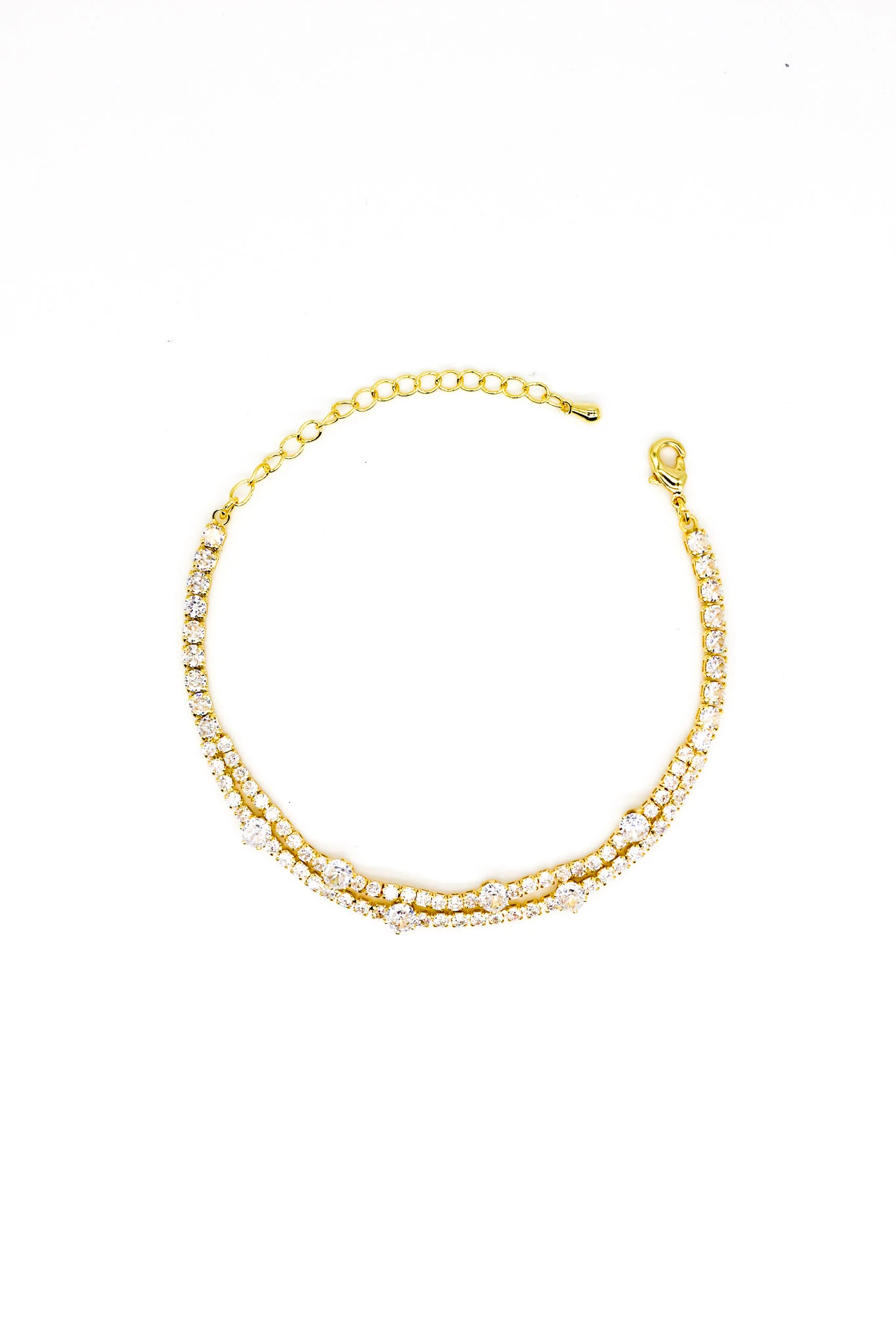 Mini Kare Taşlı İkili Kombin Suyolu Bileklik