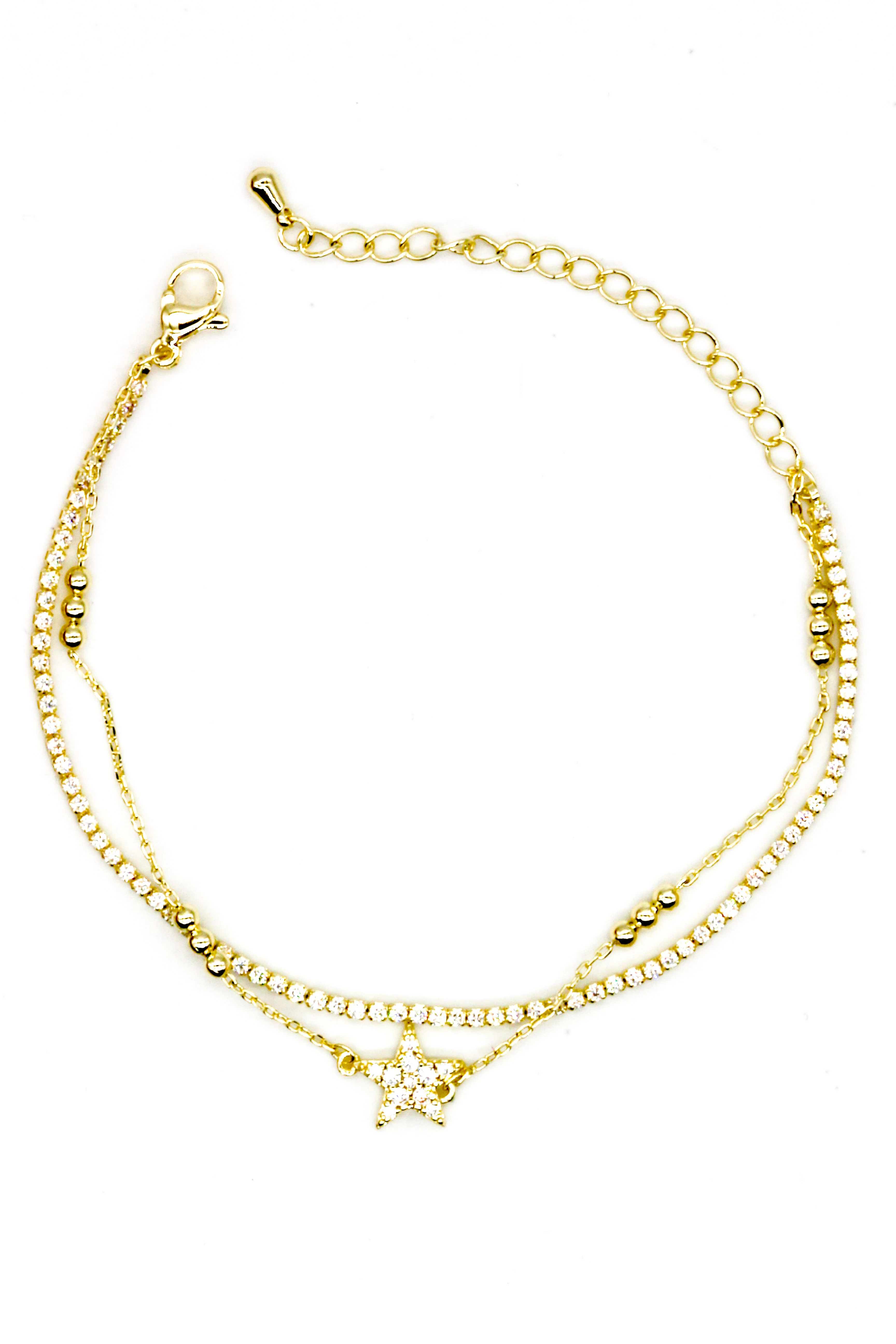 Zirkon Taşlı Suyolu Kombin Bileklik