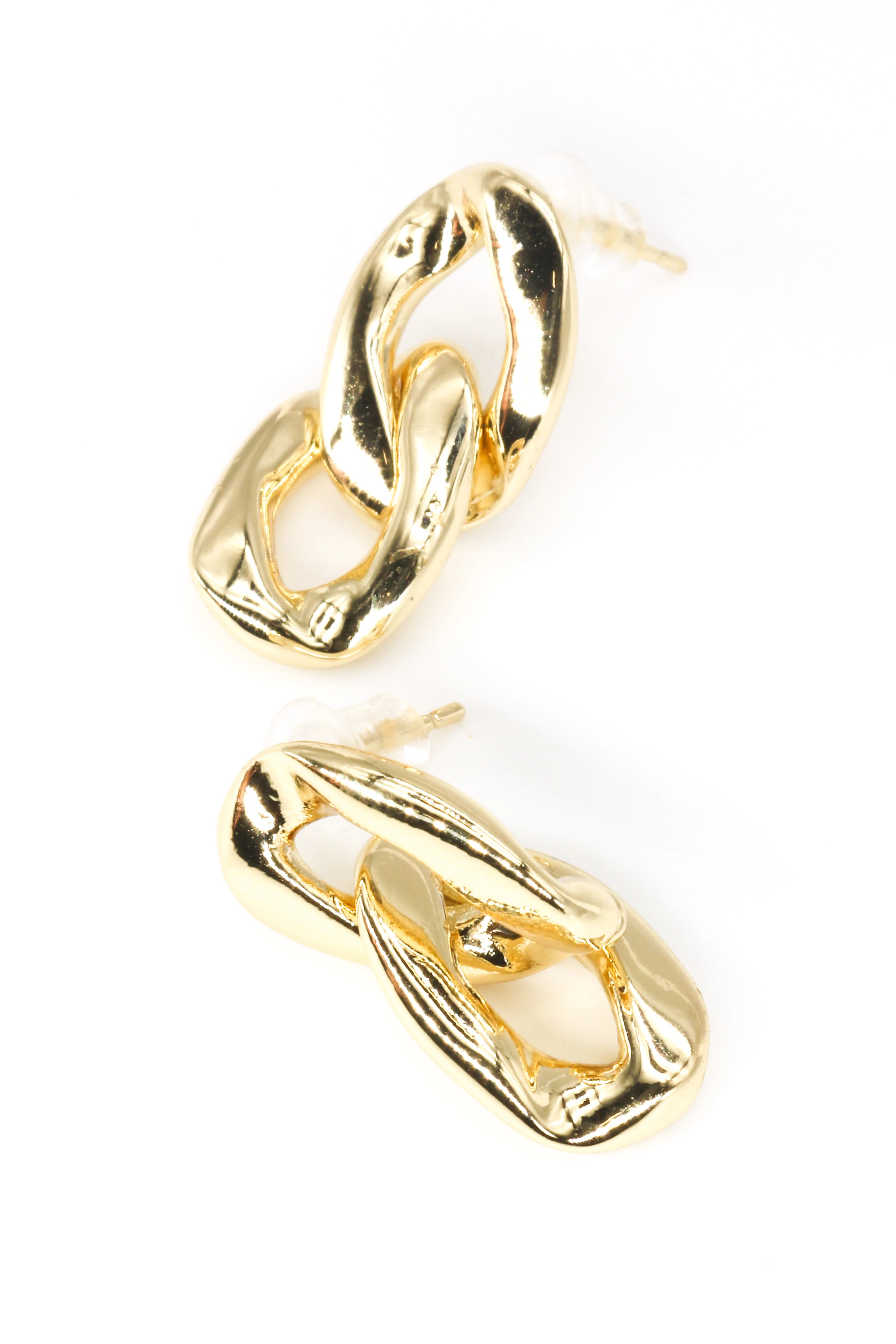 Ezme Zincir Model Çivi Küpe