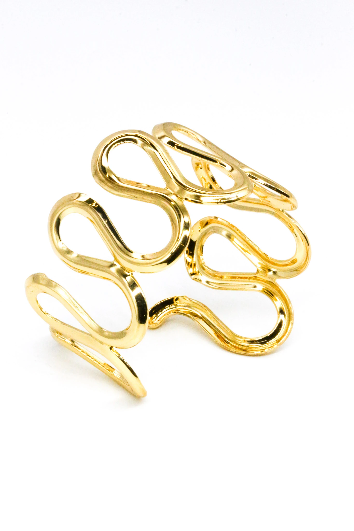 Kelepçe Bileklik,Kıvrımlı Yılan Modeli