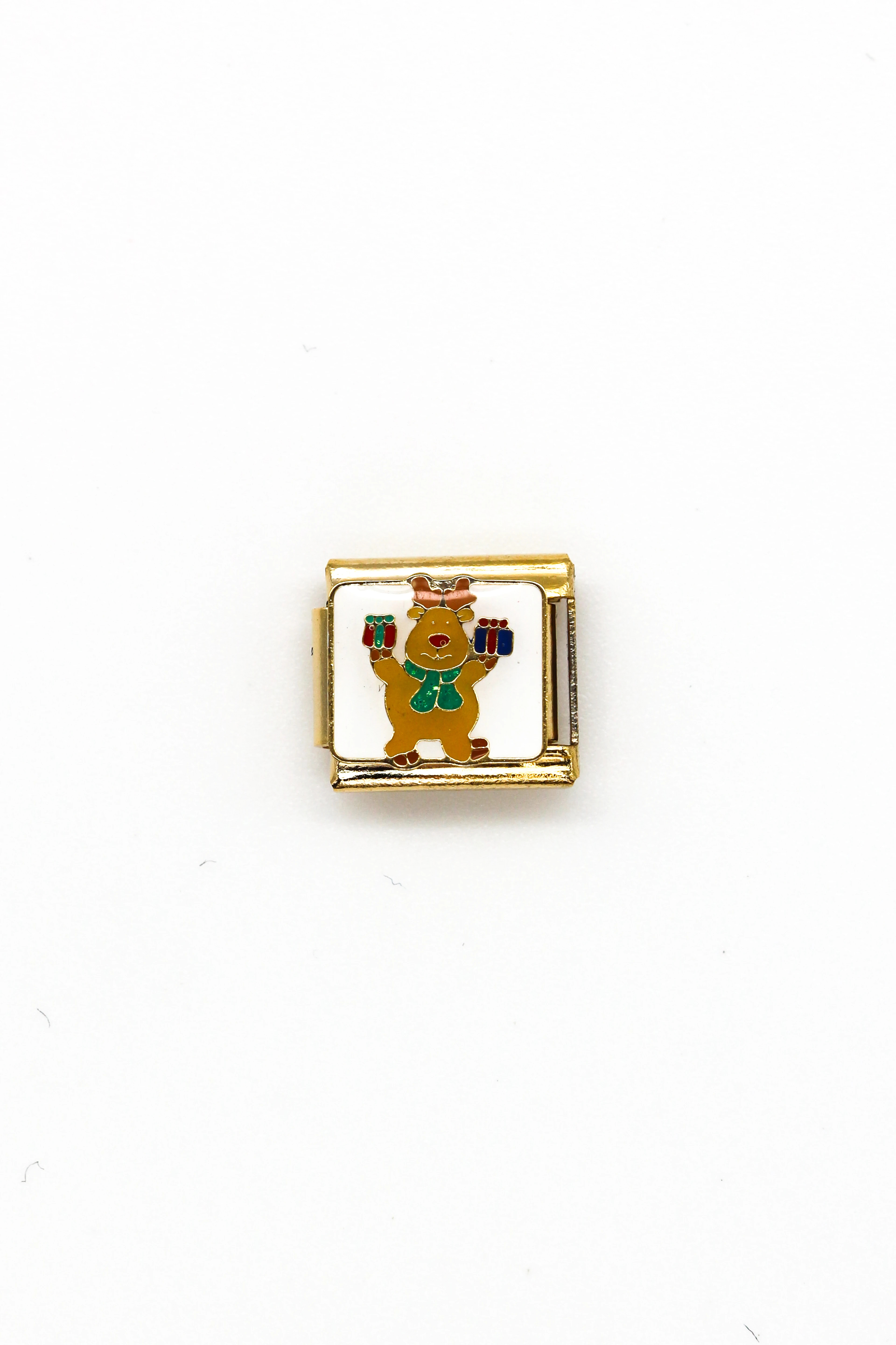 Çelik Mineli Gift Ayıcık Charm