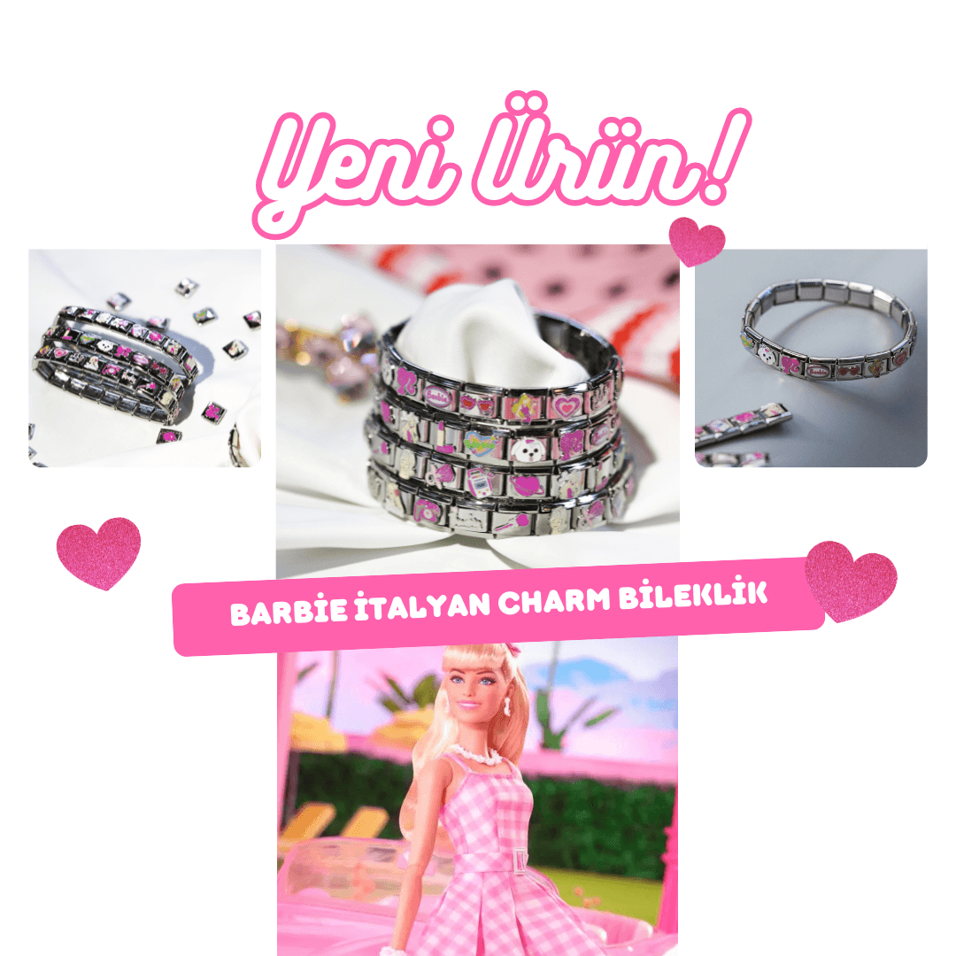 İtalyan Charm Bileklik Barbie Özel Seri