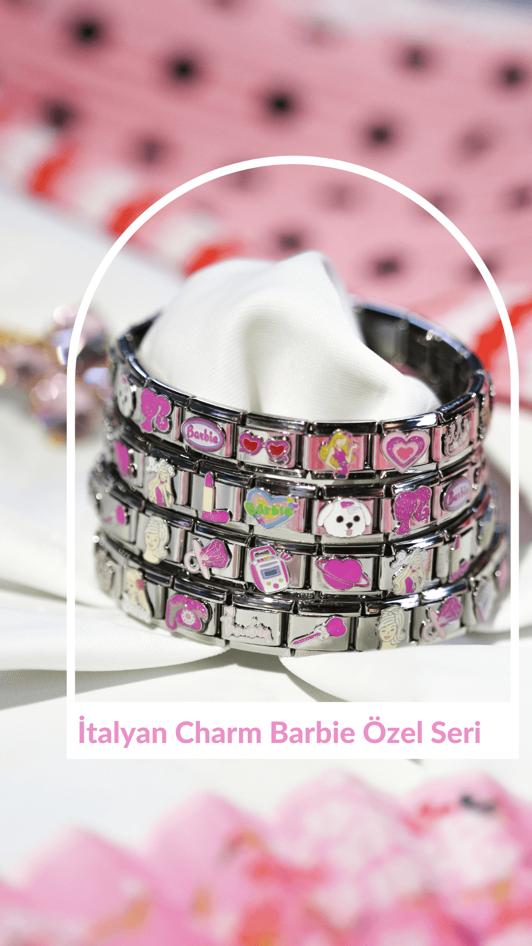 İtalyan Charm Bileklik Barbie Özel Seri