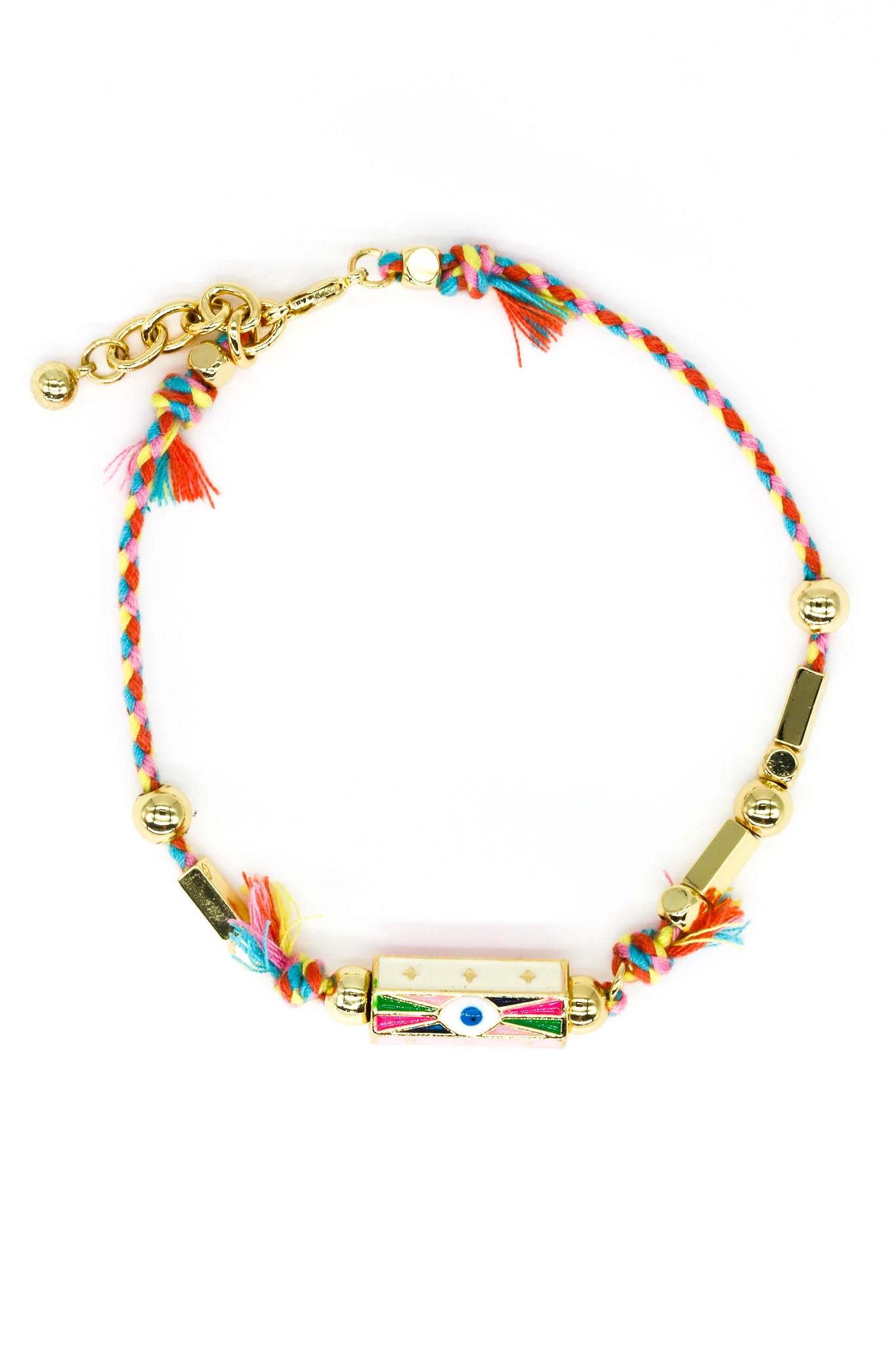 Mix İpli Şanş Halhal,Mix Renk,Nazar Gözlü