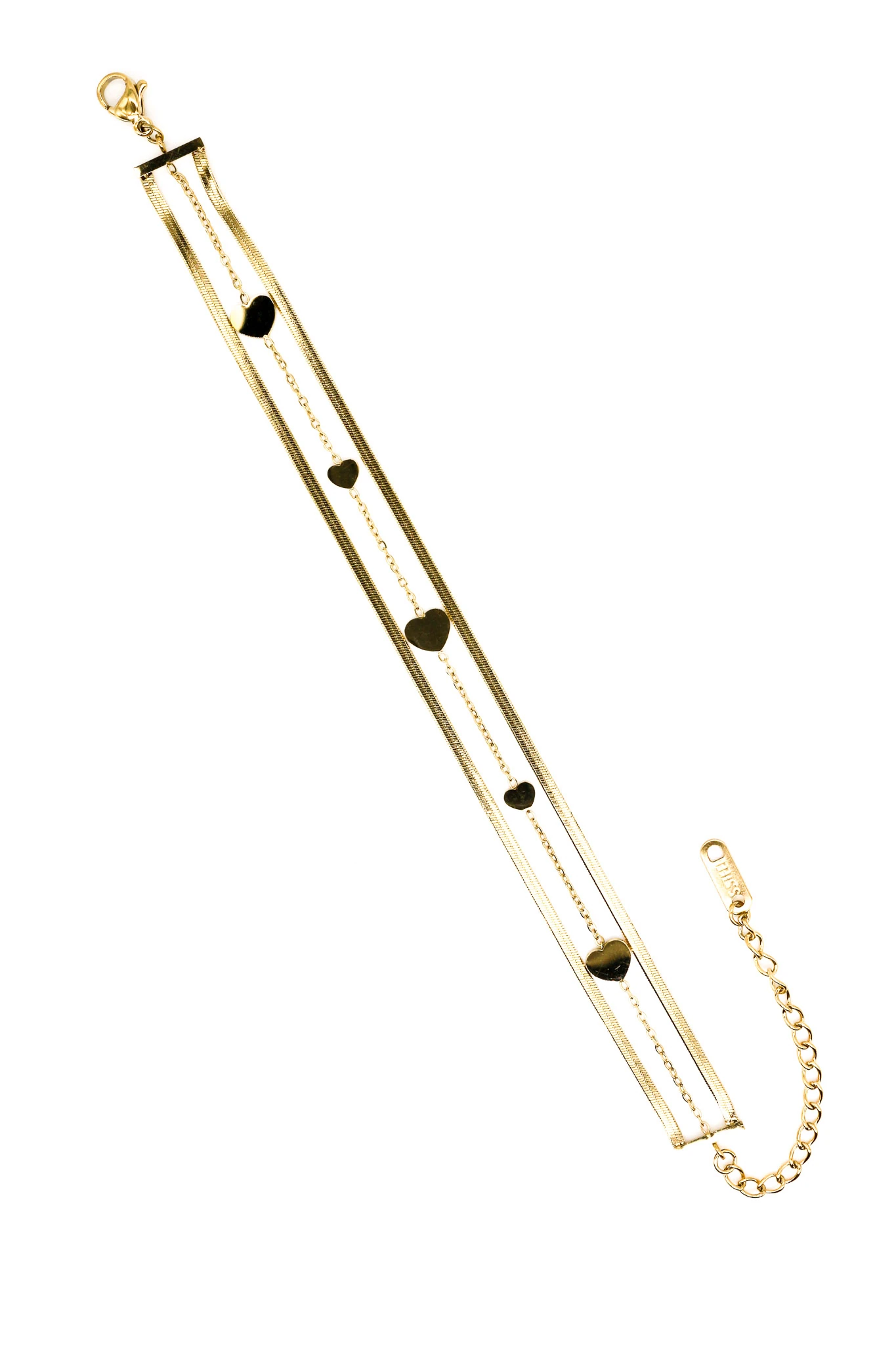 Çelik Kalpli,İkili İtalyan,Üçlü Kombin Zincir Bileklik