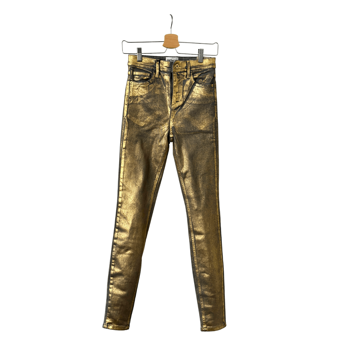 metalik jeans