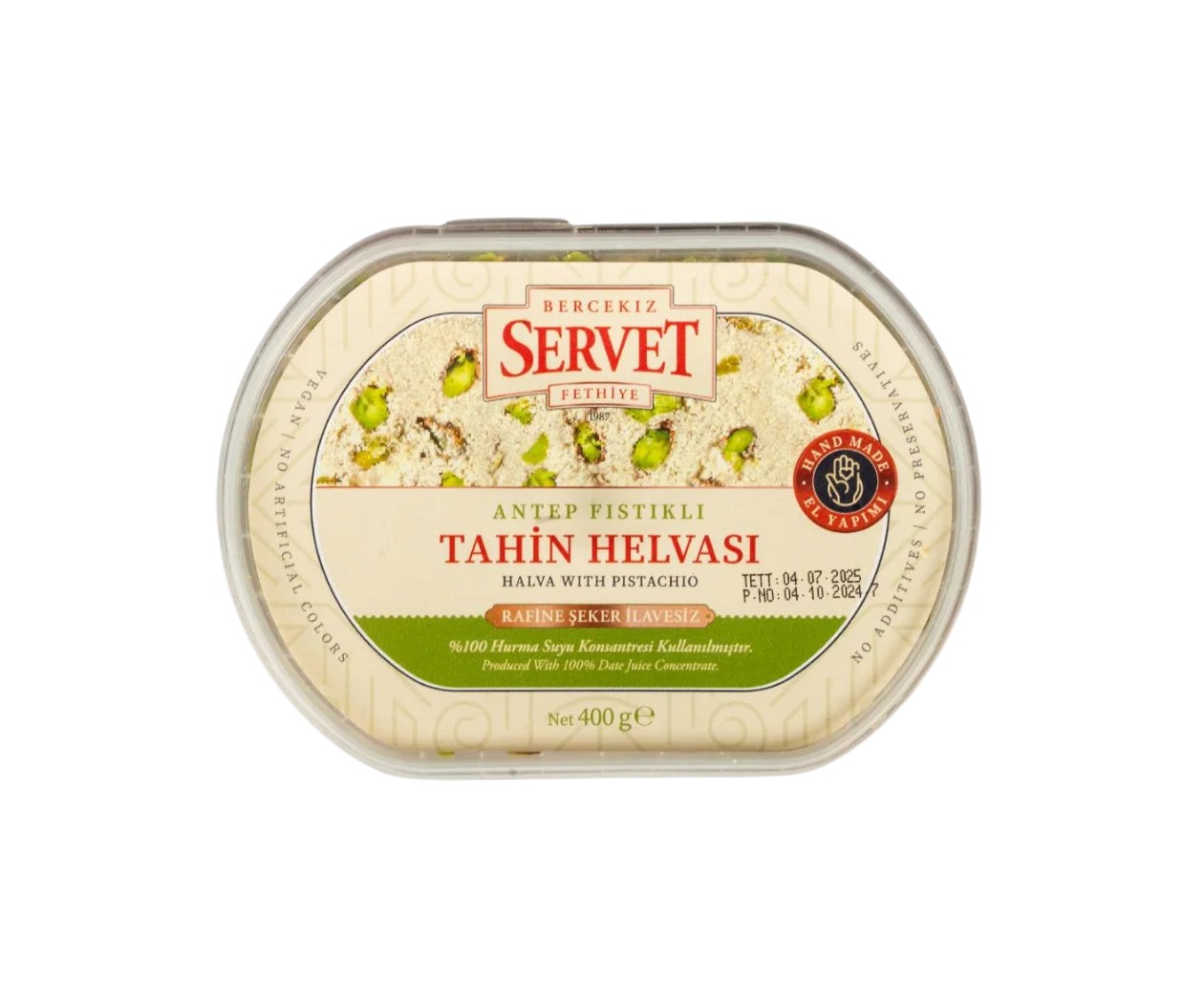 SERVET ANTEP FISTIKLI HELVA 400 GR