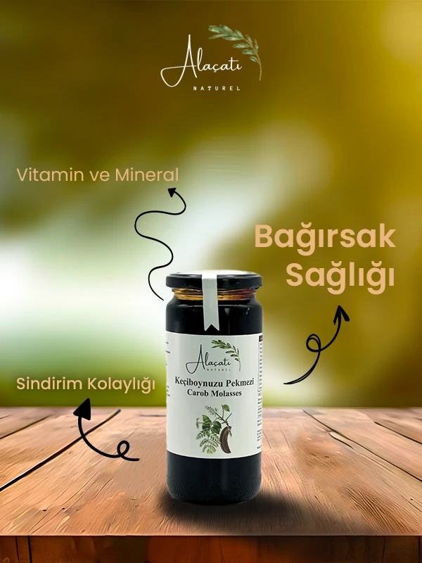 ALAÇATI NATUREL KEÇİBOYNUZU PEKMEZİ