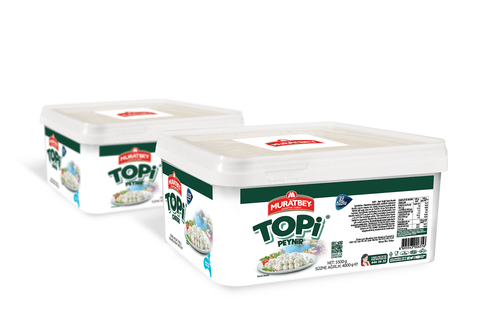 MURATBEY TOPİ PEYNİR 1KG 