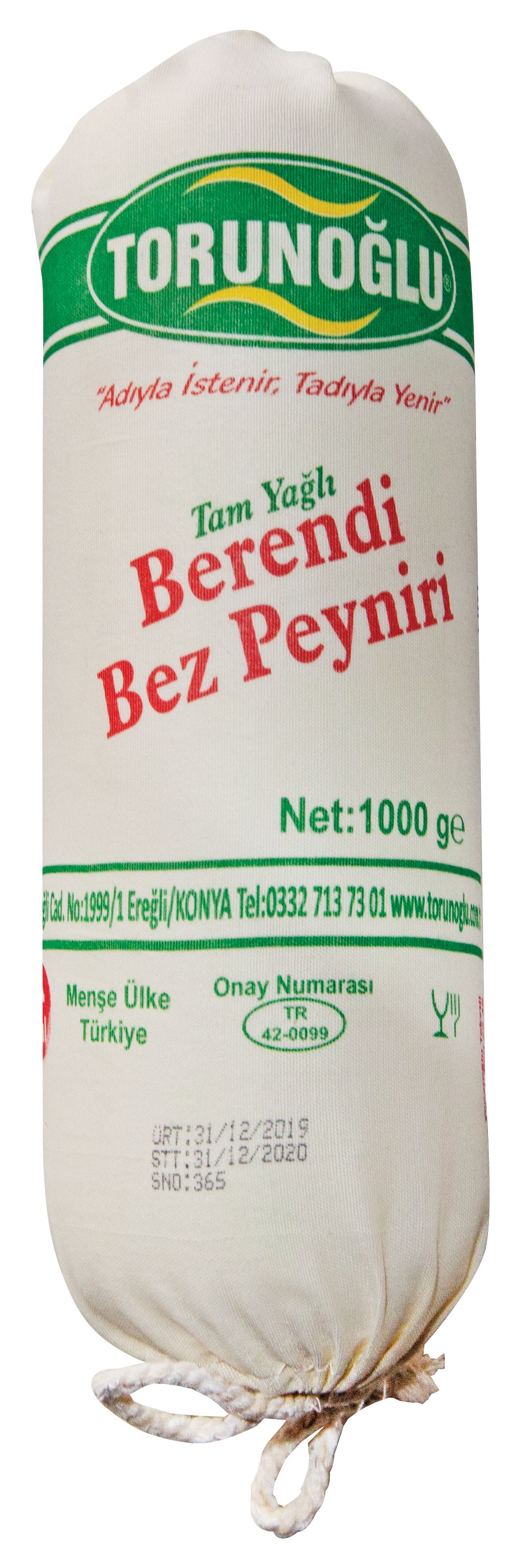 TORUNOĞLU BEZ TULUM PEYNİR 1KG