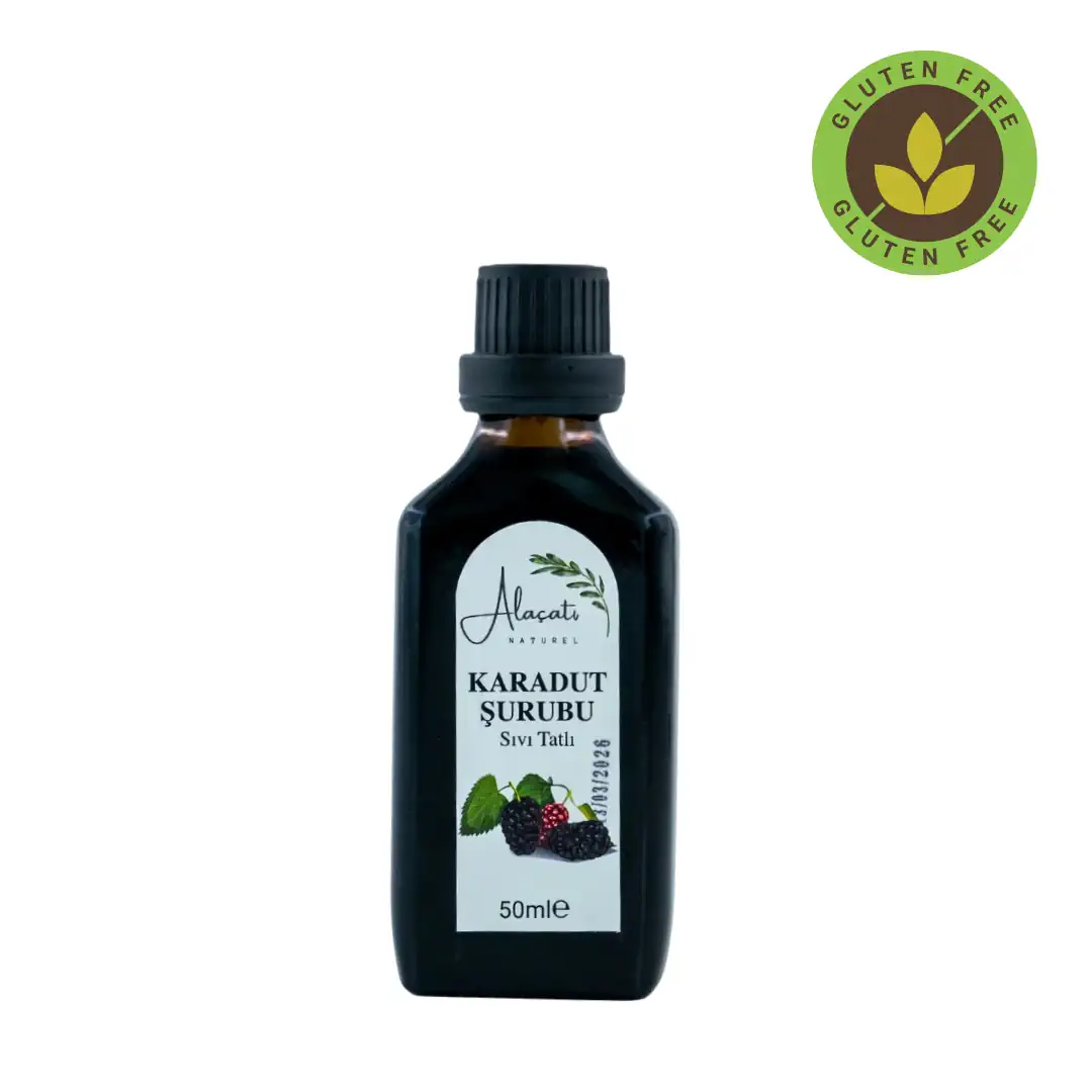 ALAÇATI NATUREL  KARADUT ŞURUBU 50 ML