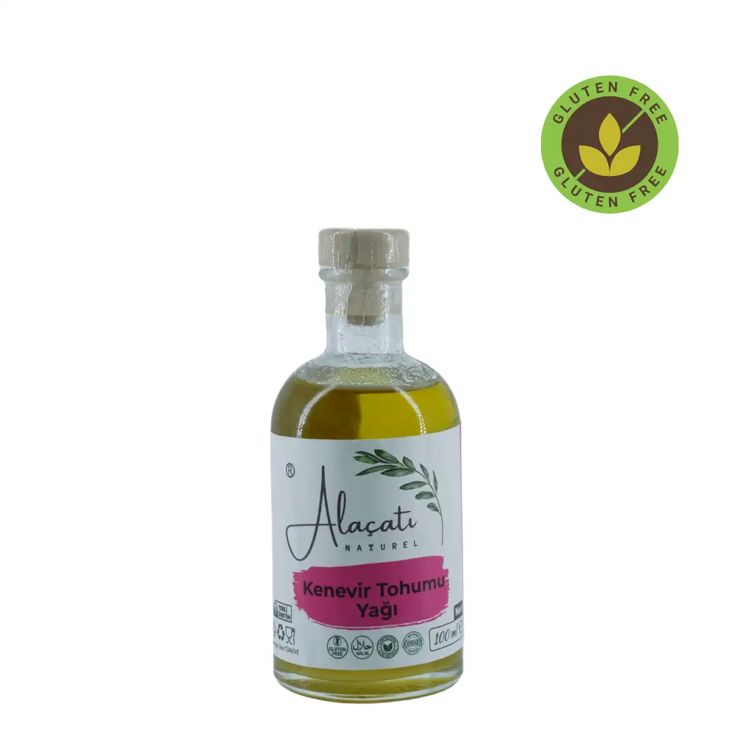 ALAÇATI NATUREL KENEVİR TOHUMU YAĞI 100 ML