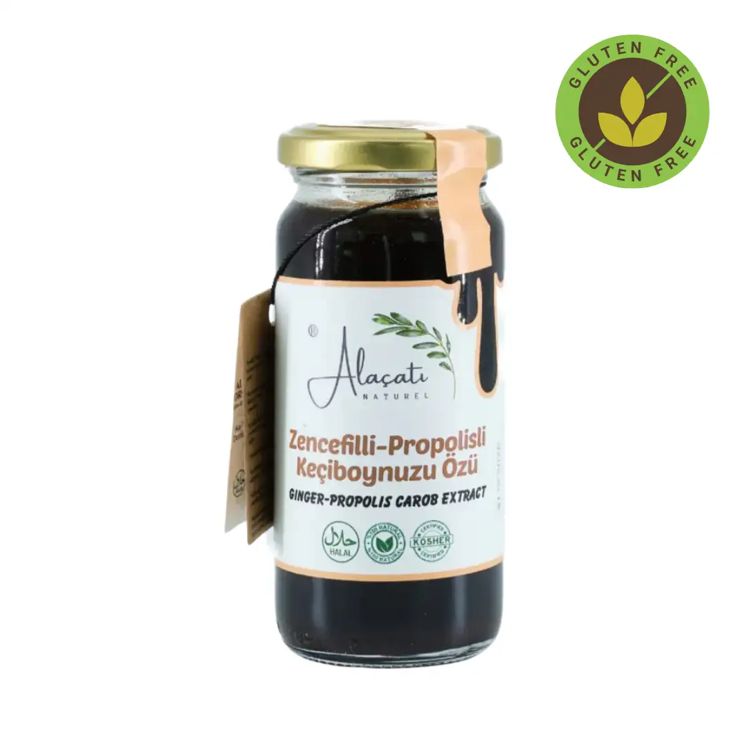 ALAÇATI NATUREL ZENCEFİLLİ PROPOLİSLİ K.BOYNUZU ÖZÜ300