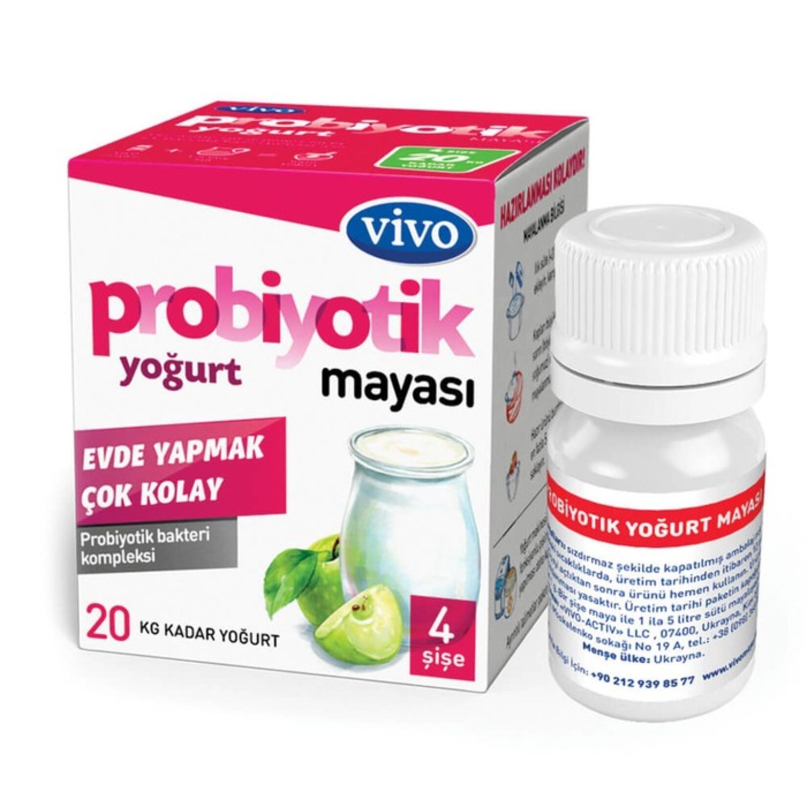 VİVO PROBİYOTİK YOĞURT MAYASI
