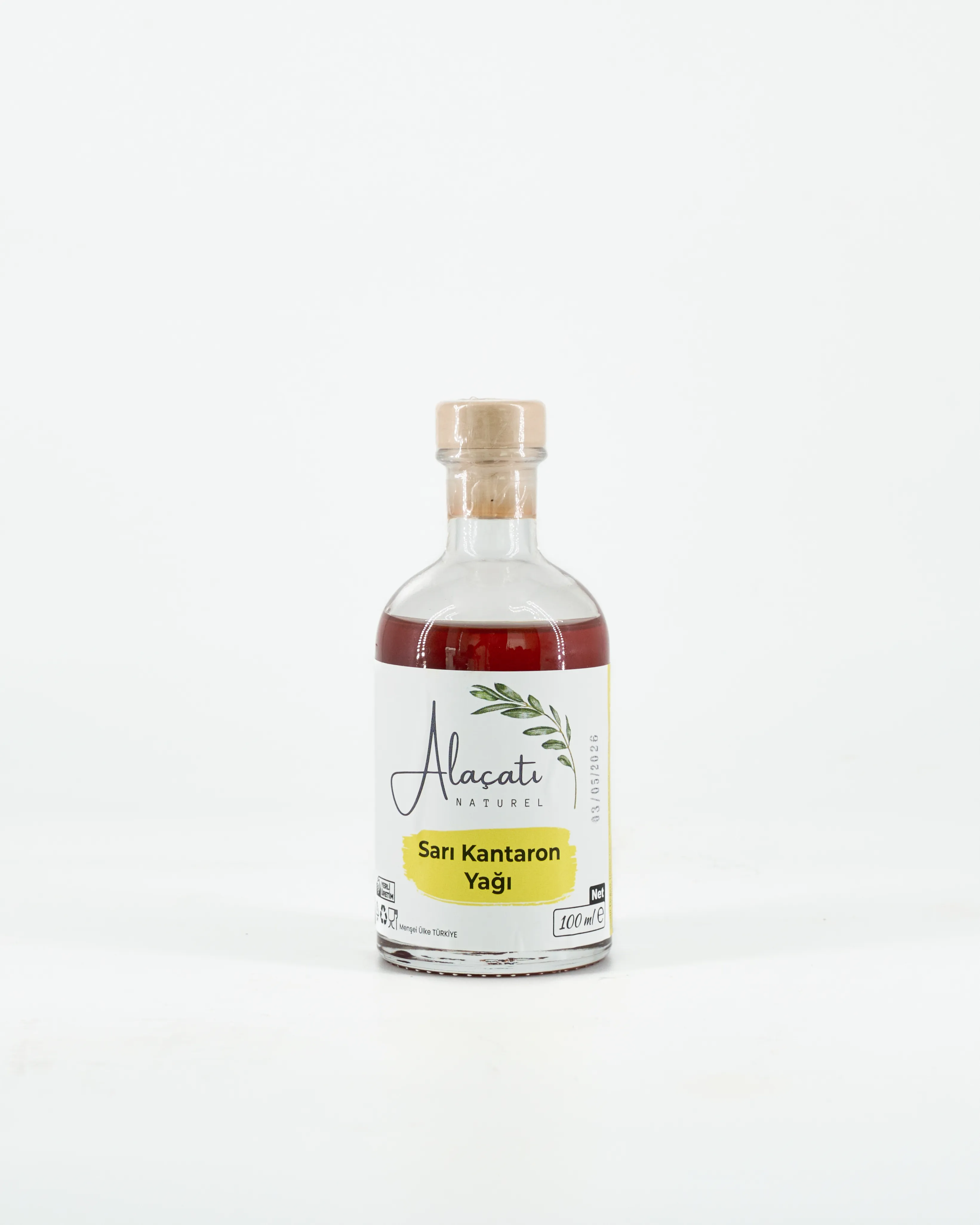 ALAÇATI NATUREL SARI KANTARON YAĞI 100 ML