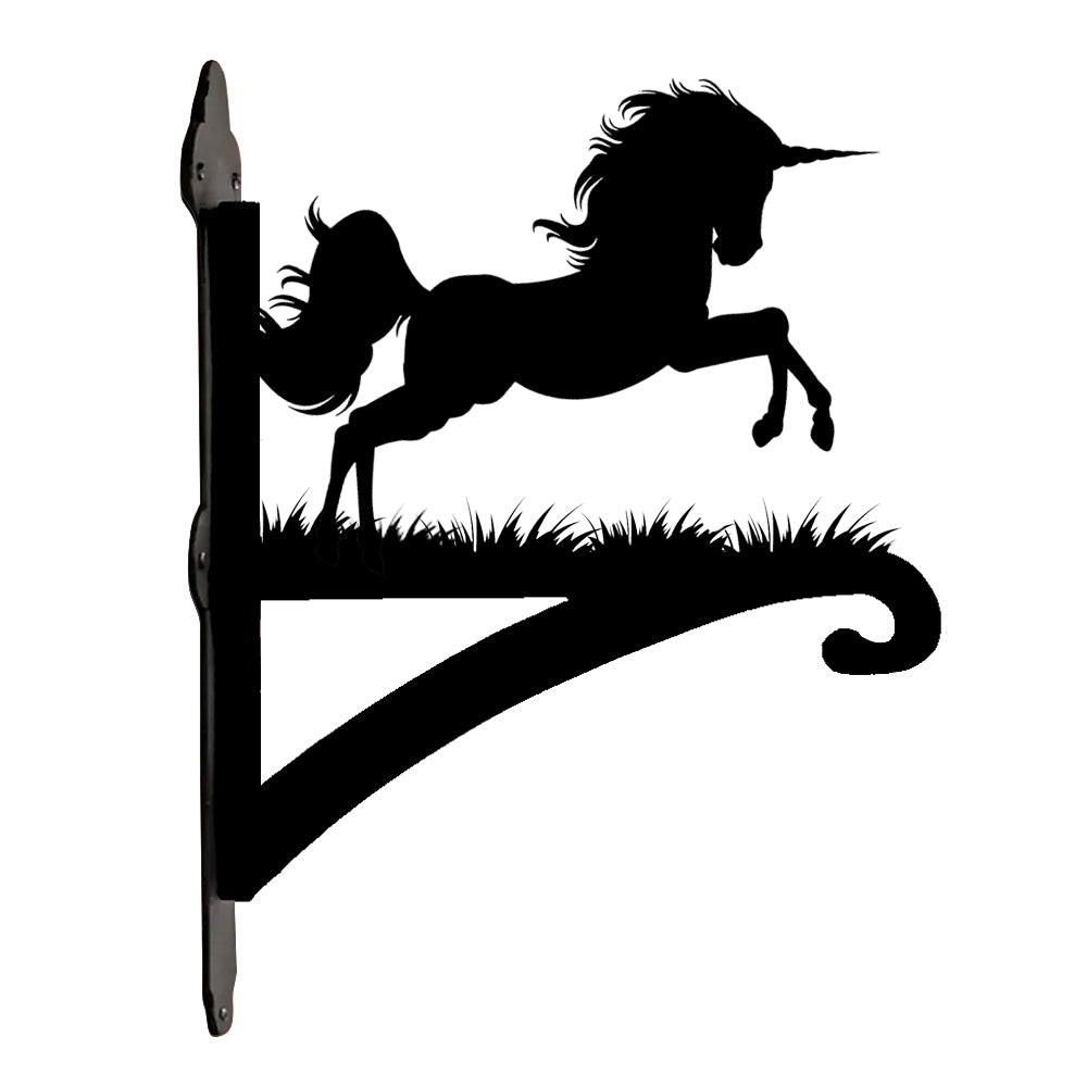 Unicorn Figürlü Çiçeklik Askı Metali Yeni