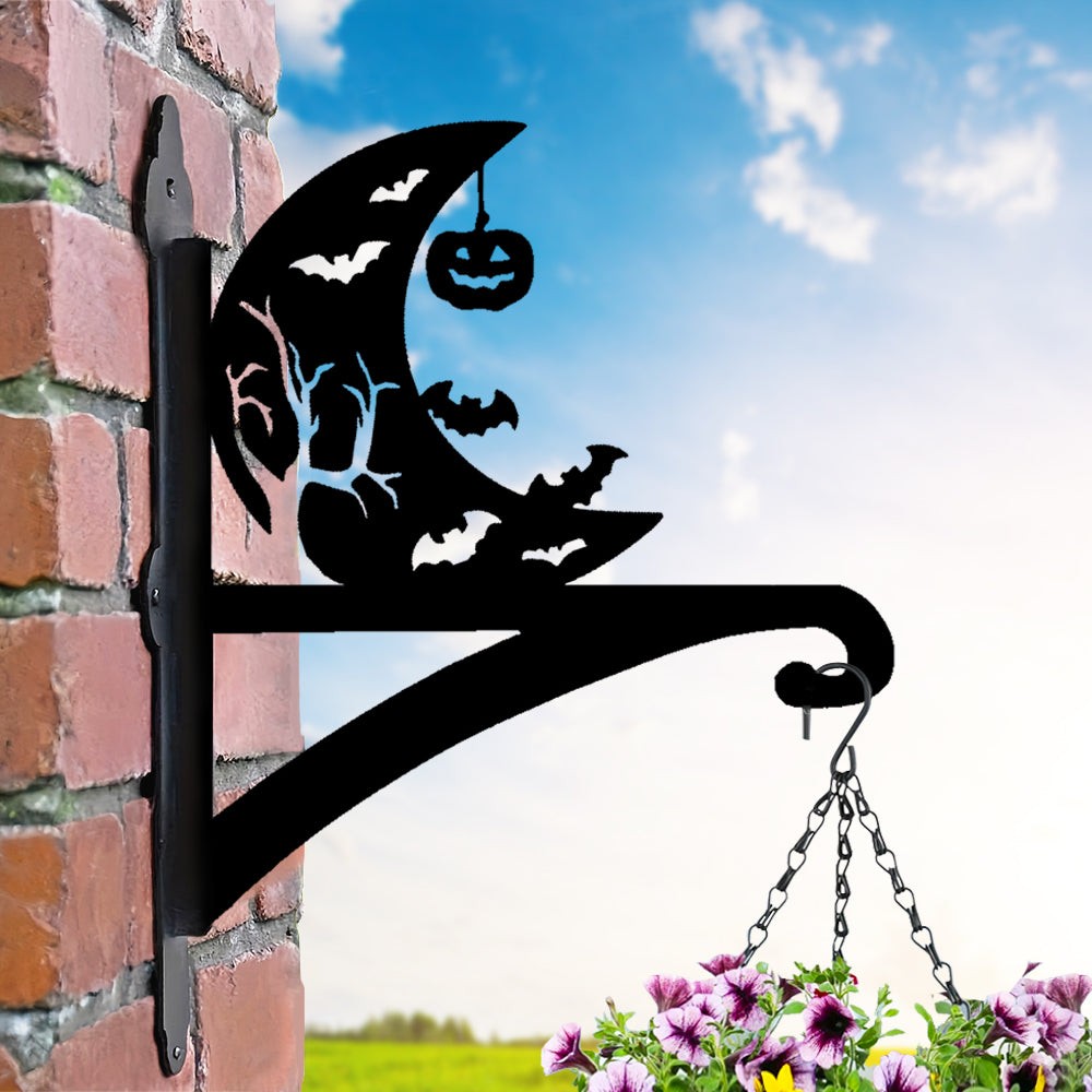 Halloween Moon Çiçeklik Askı Metali