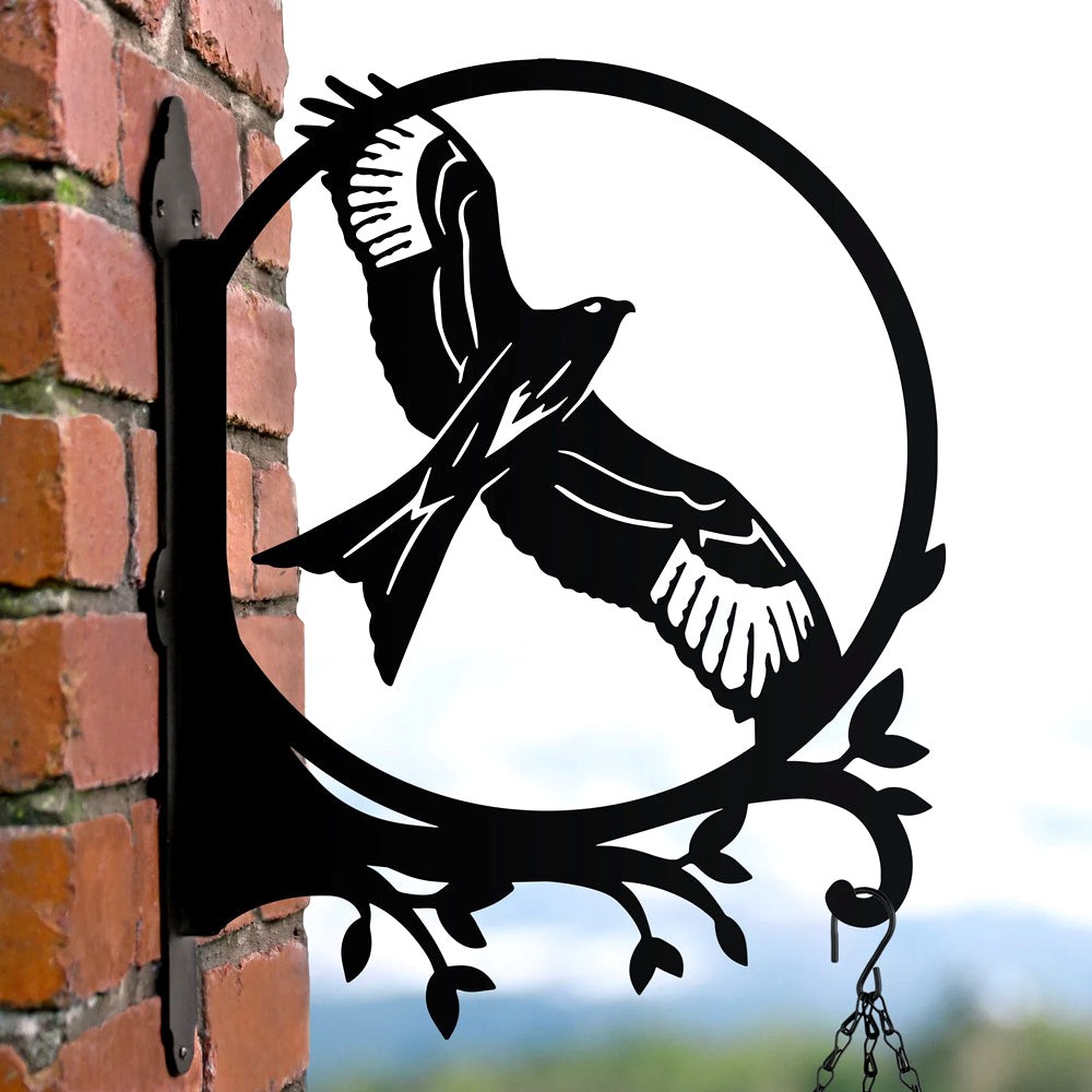 Kuş Figürlü Çiçeklik Askı Metali