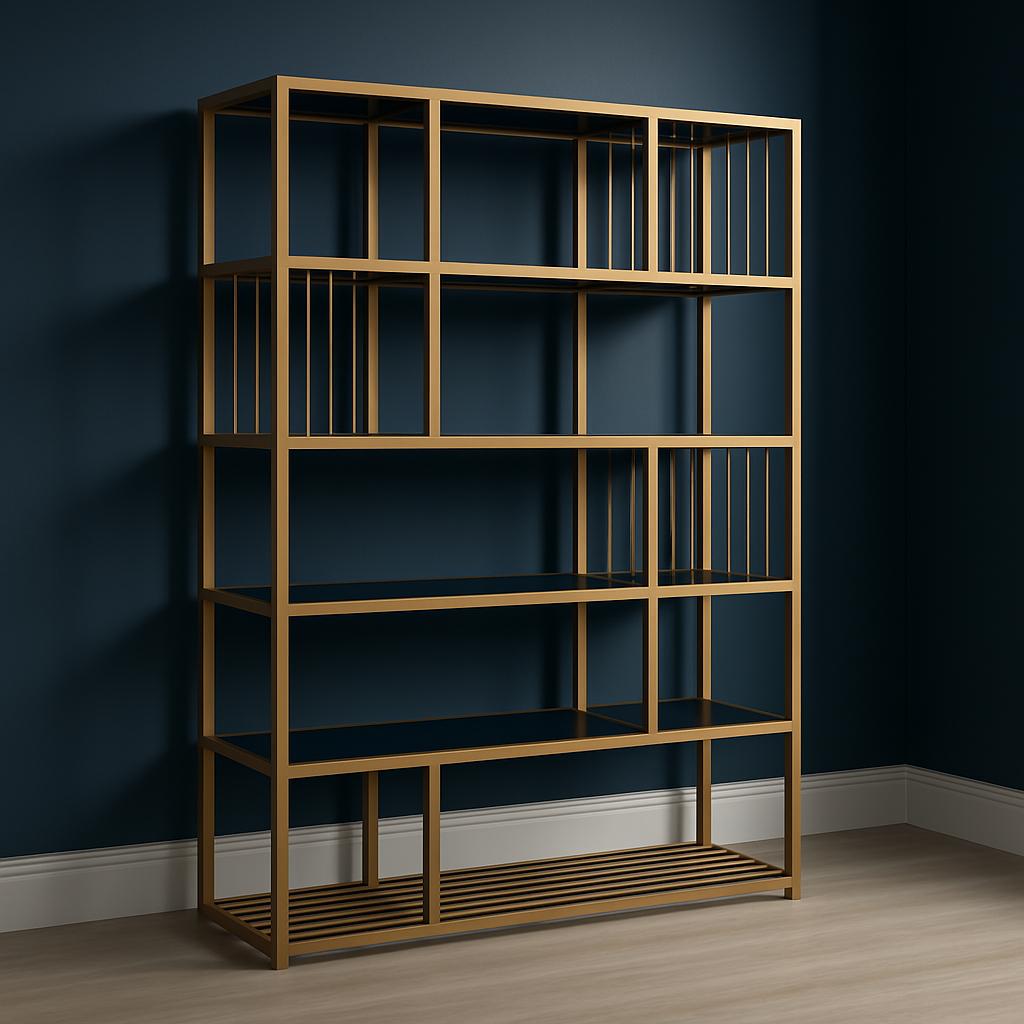 Viola Gold Metal Kitaplık