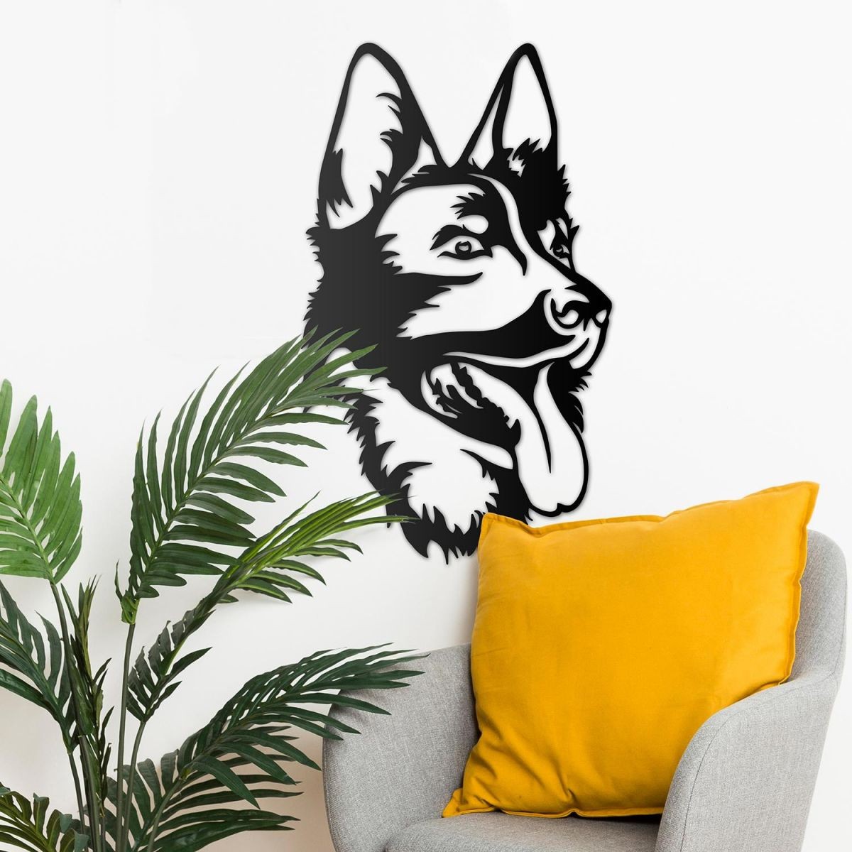 Rottweiler Metal Duvar Dekoru