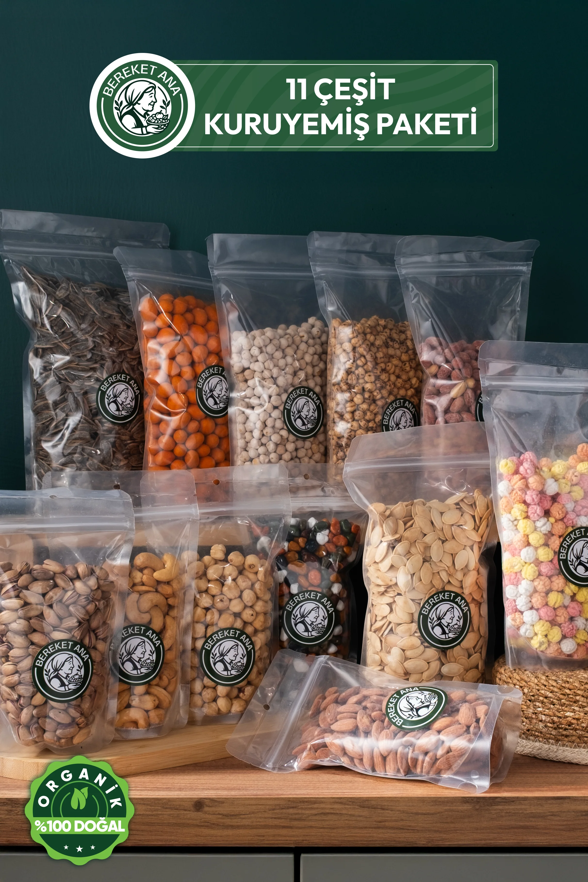 11 ÇEŞİT KURUYEMİŞ PAKETİ