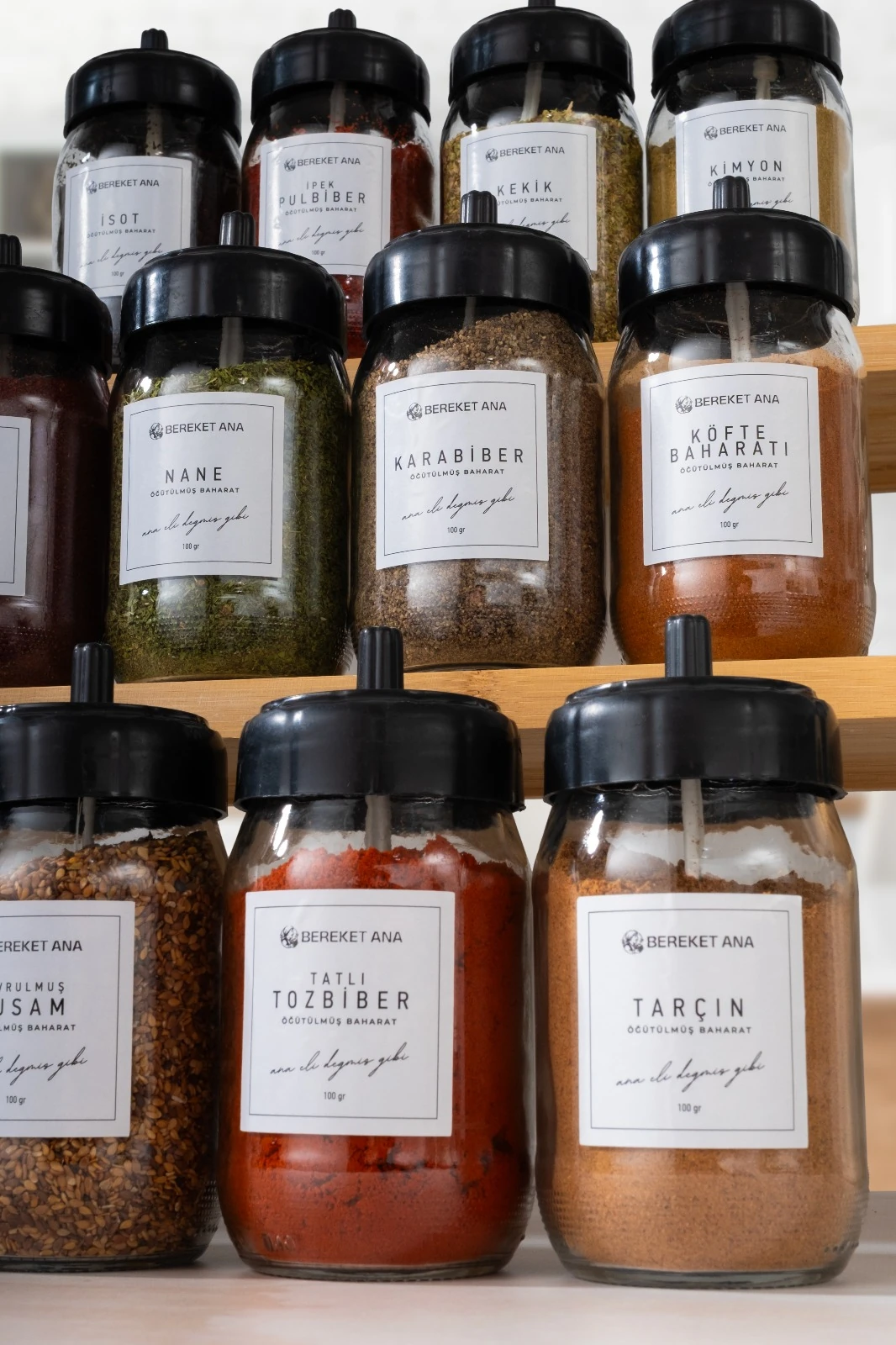 12 PARÇA 100 GR. BAHARAT (12'Lİ BAHARAT SETİ HEDİYE)