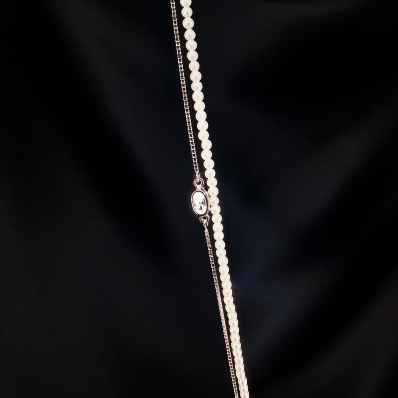 Mira Gümüş Bileklik – 925 Ayar Gümüş | İnci Detaylı Tasarım main variant image