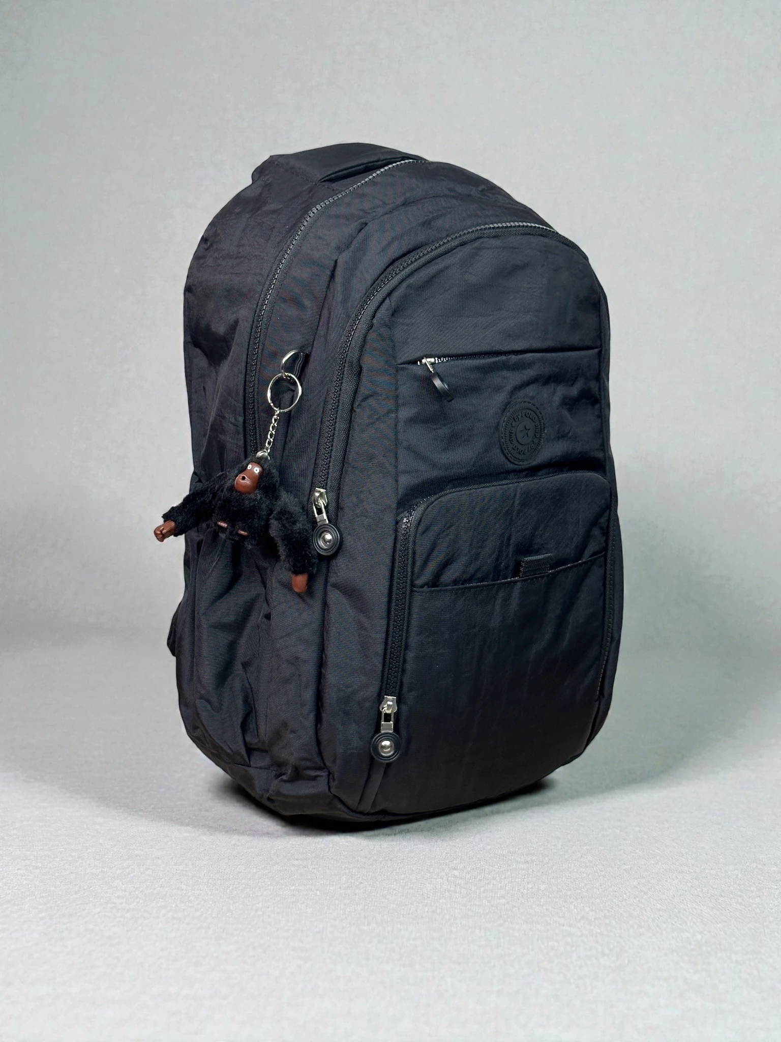 Unisex Krinkıl Su Geçirmez Kumaş Büyük Boy Çok Gözlü Okul Ve Seyahat Sırt Çantası 201