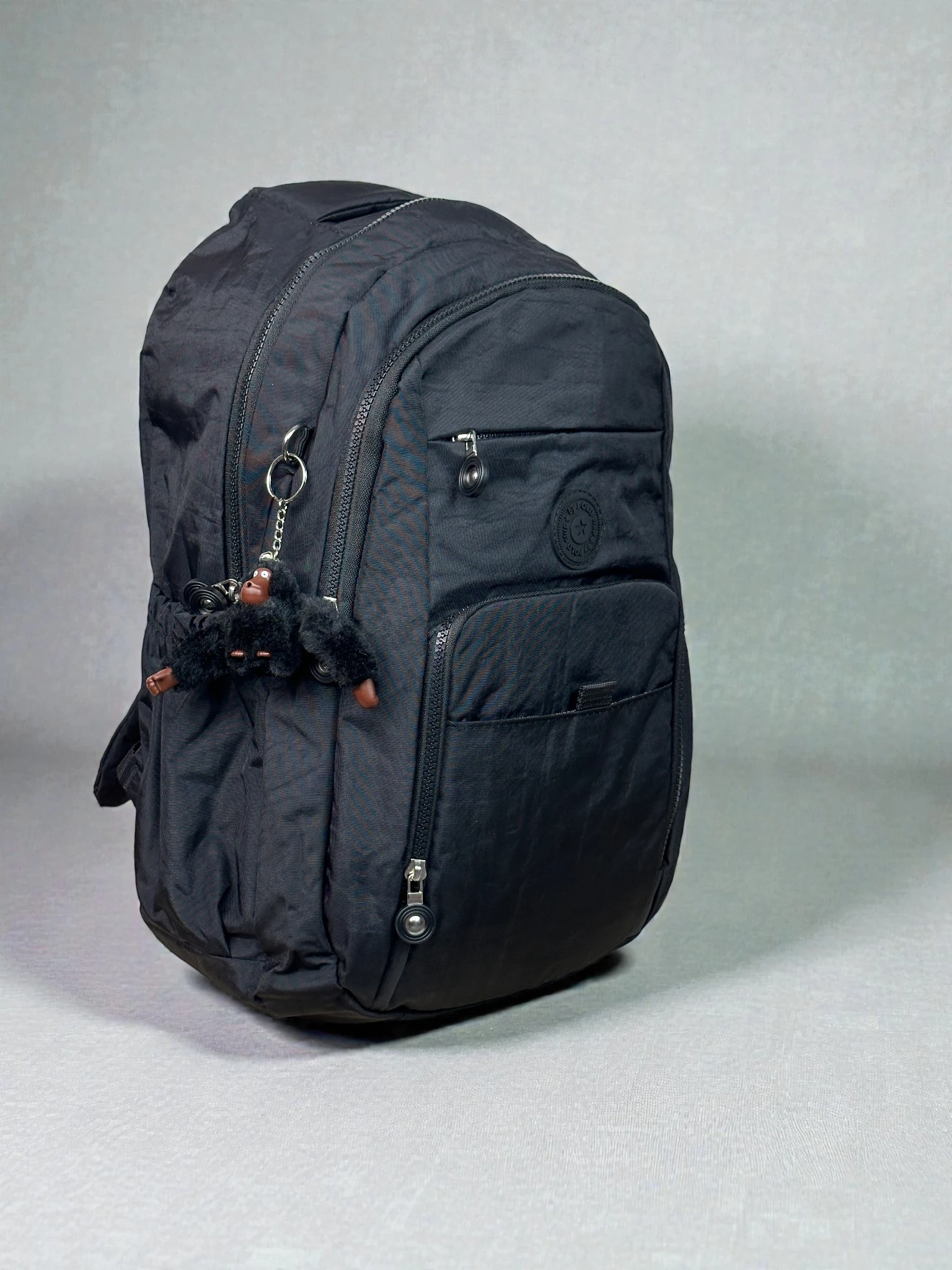 Unisex Krinkıl Su Geçirmez Kumaş Büyük Boy Çok Gözlü Okul Ve Seyahat Sırt Çantası 201