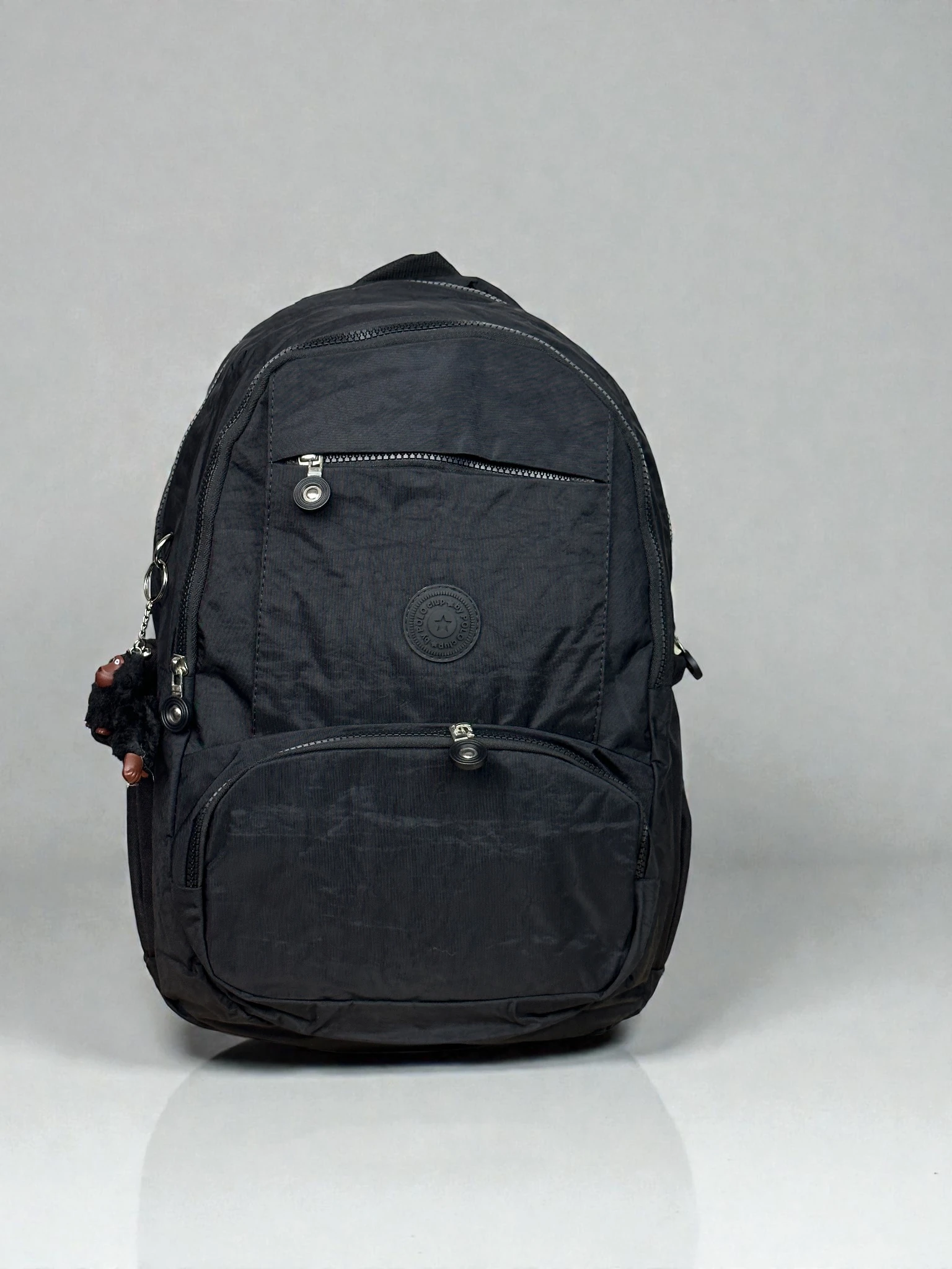 Unisex Krinkıl Su Geçirmez Kumaş Büyük Boy Çok Gözlü Okul Ve Seyahat Sırt Çantası 202