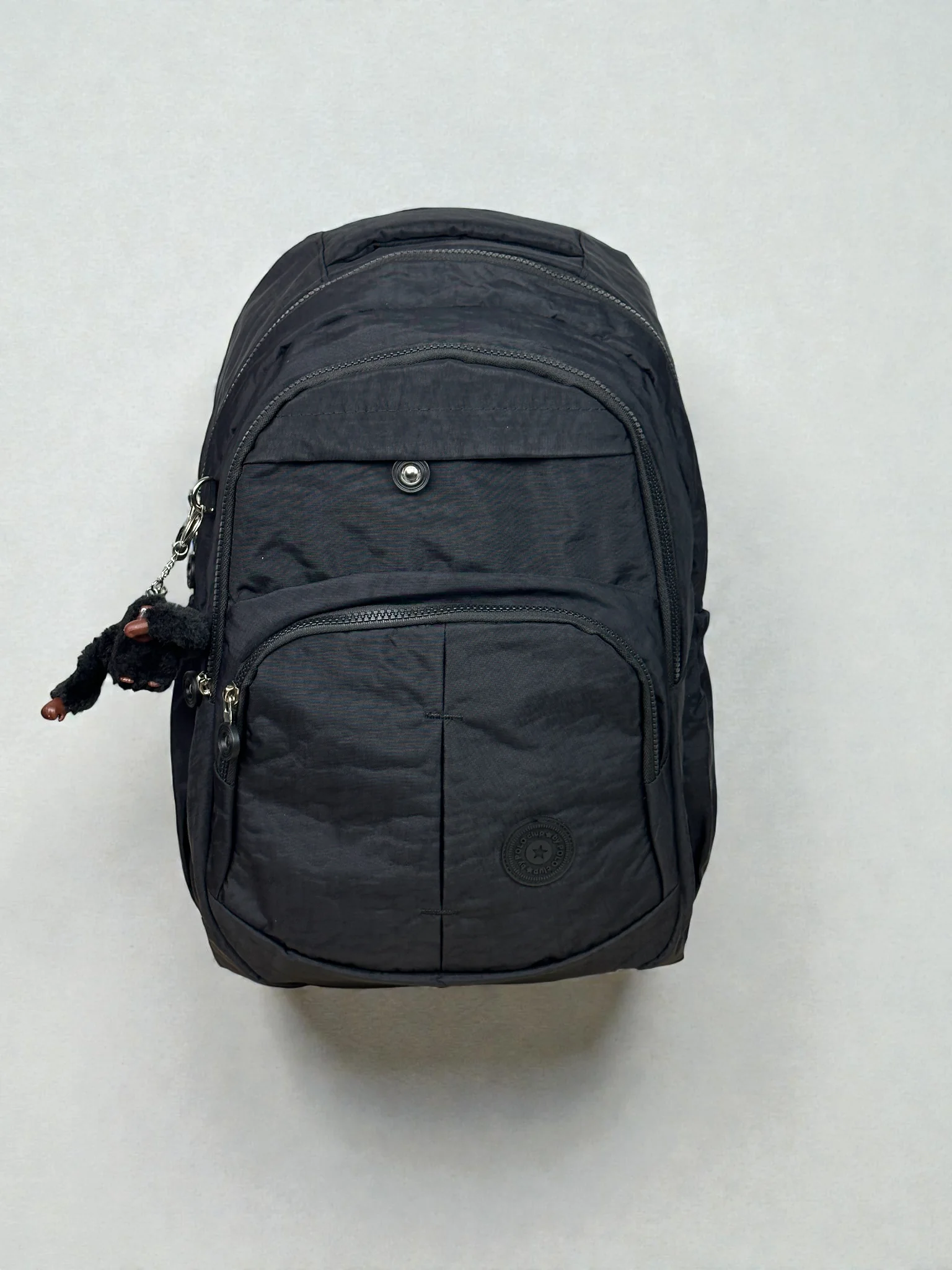 Unisex Krinkıl Su Geçirmez Kumaş Büyük Boy Çok Gözlü Okul Ve Seyahat Sırt Çantası 204