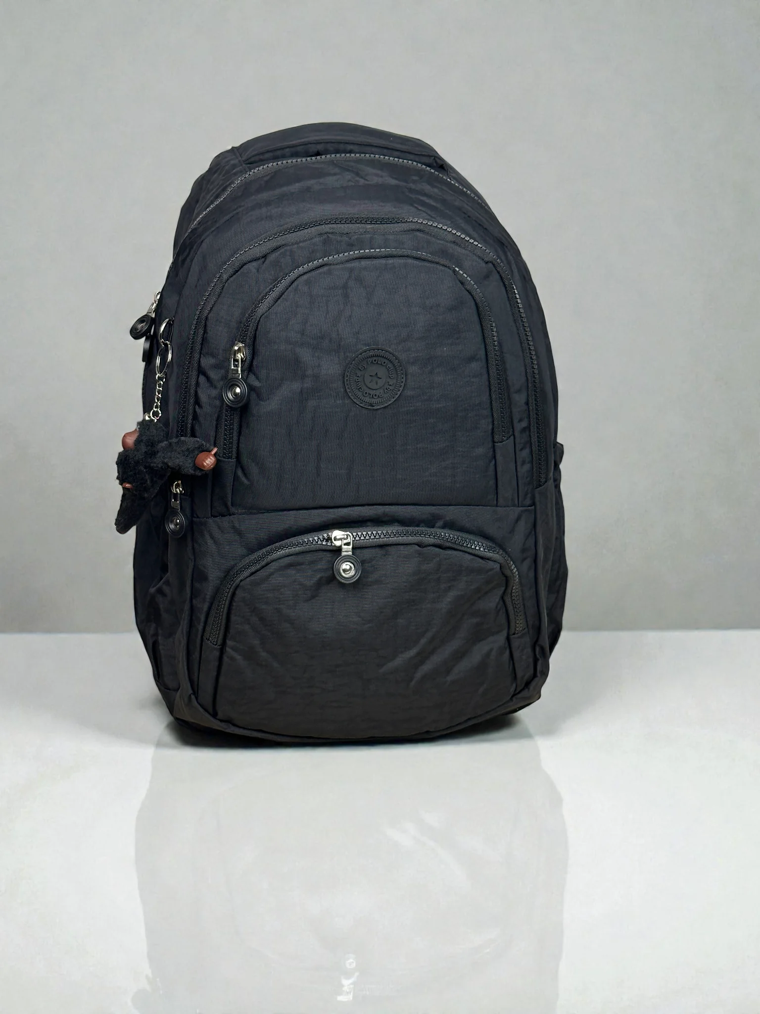 Unisex Krinkıl Su Geçirmez Kumaş Büyük Boy Çok Gözlü Okul Ve Seyahat Sırt Çantası 203