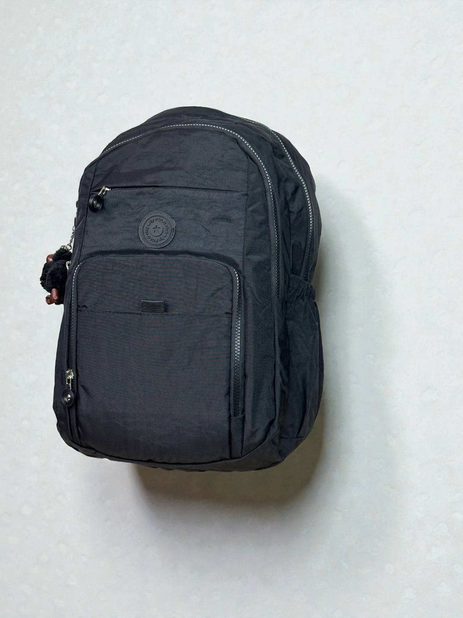 Unisex Krinkıl Su Geçirmez Kumaş Büyük Boy Çok Gözlü Okul Ve Seyahat Sırt Çantası 201