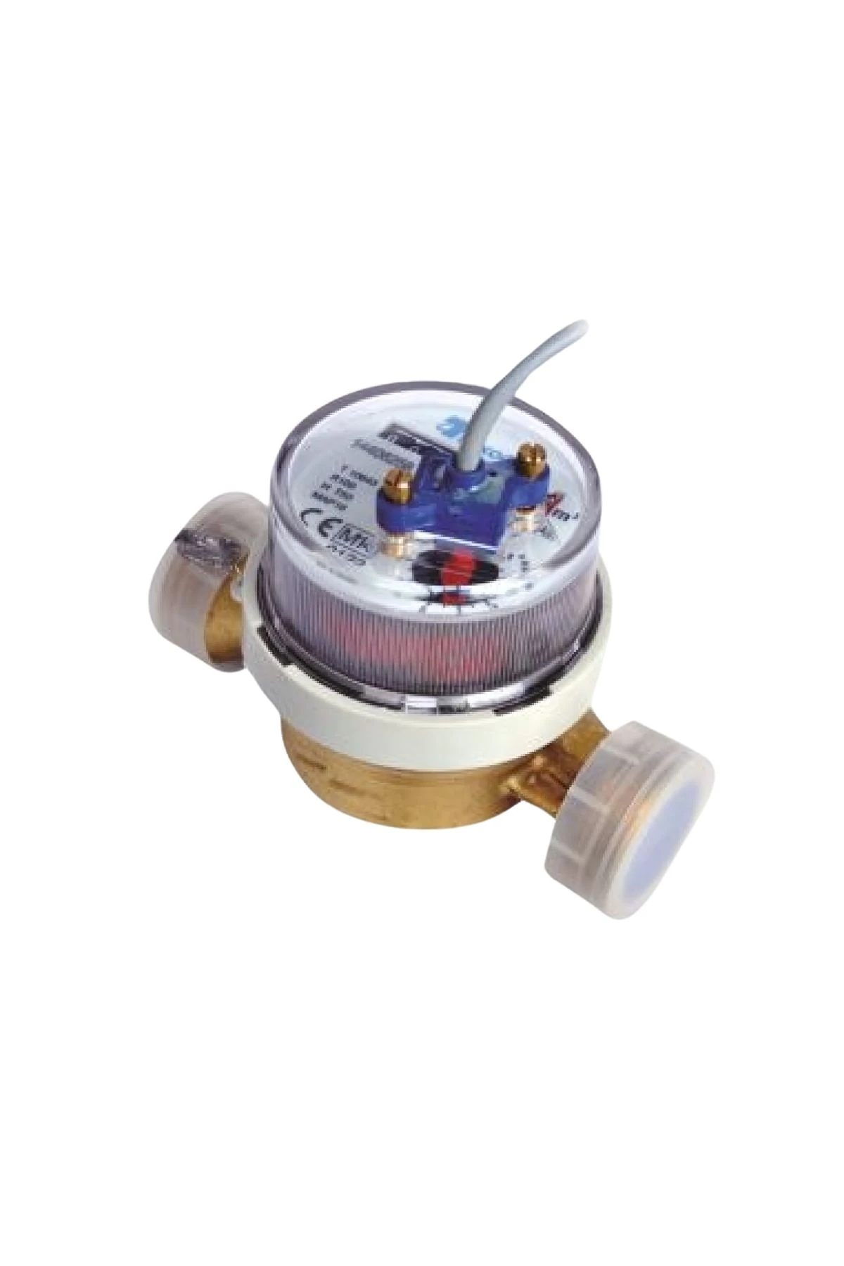 Türkoğlu Tek Hüzmeli Kuru Tip Soğuk Su Sayacı (R160) Pulse Çıkışlı DN 15