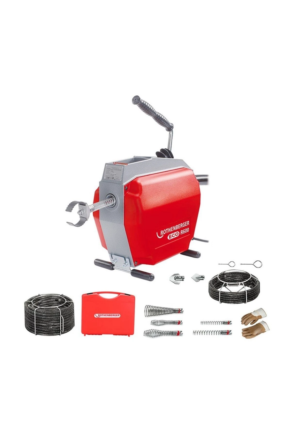 Rothenberger R600 ECO Seri Kanal Açma Mak 16.3 + 22.2mm Spiral St 1099915