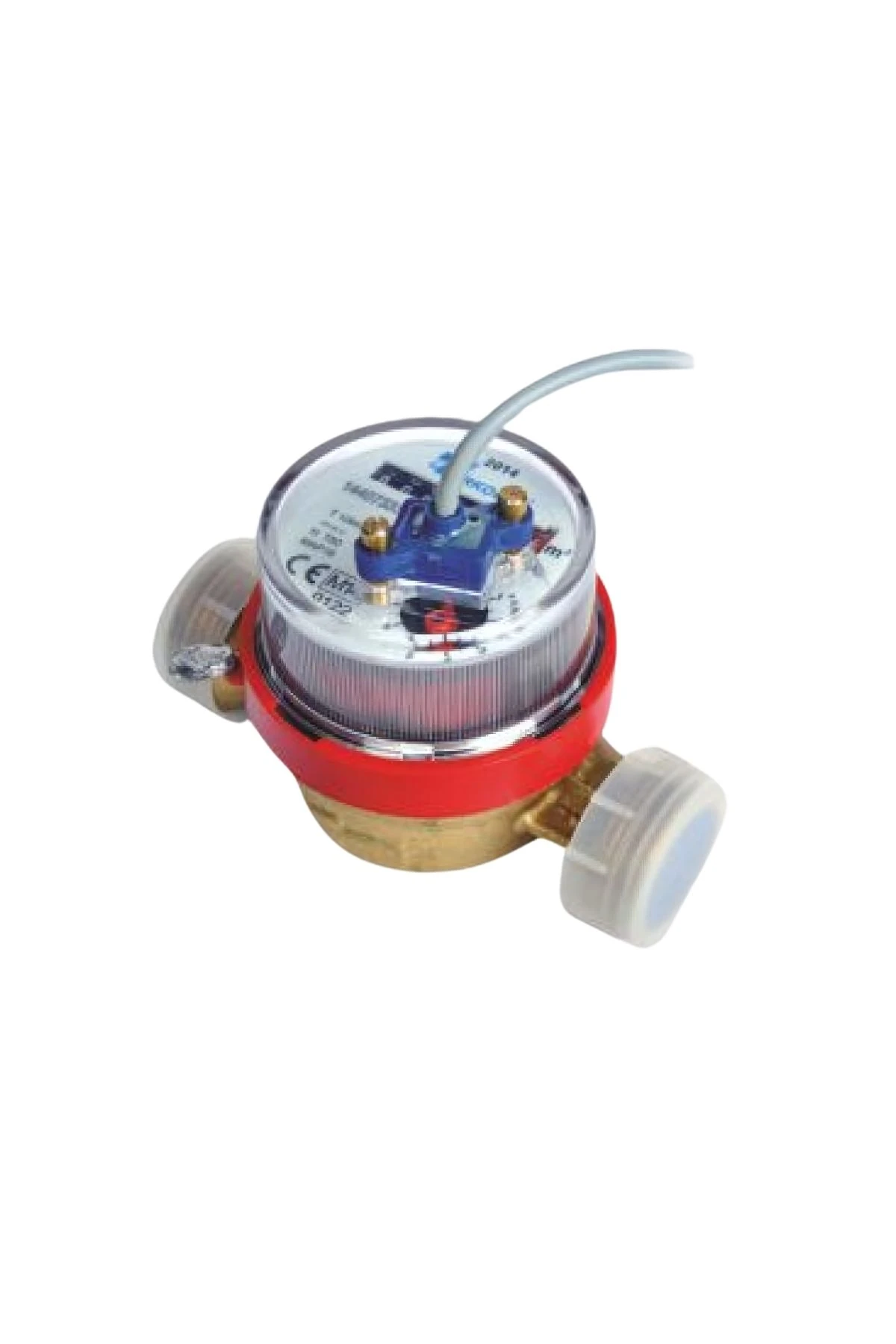 Türkoğlu Tek Hüzmeli Kuru Tip Sıcak Su Sayacı (R80) Pulse Çıkışlı DN 20